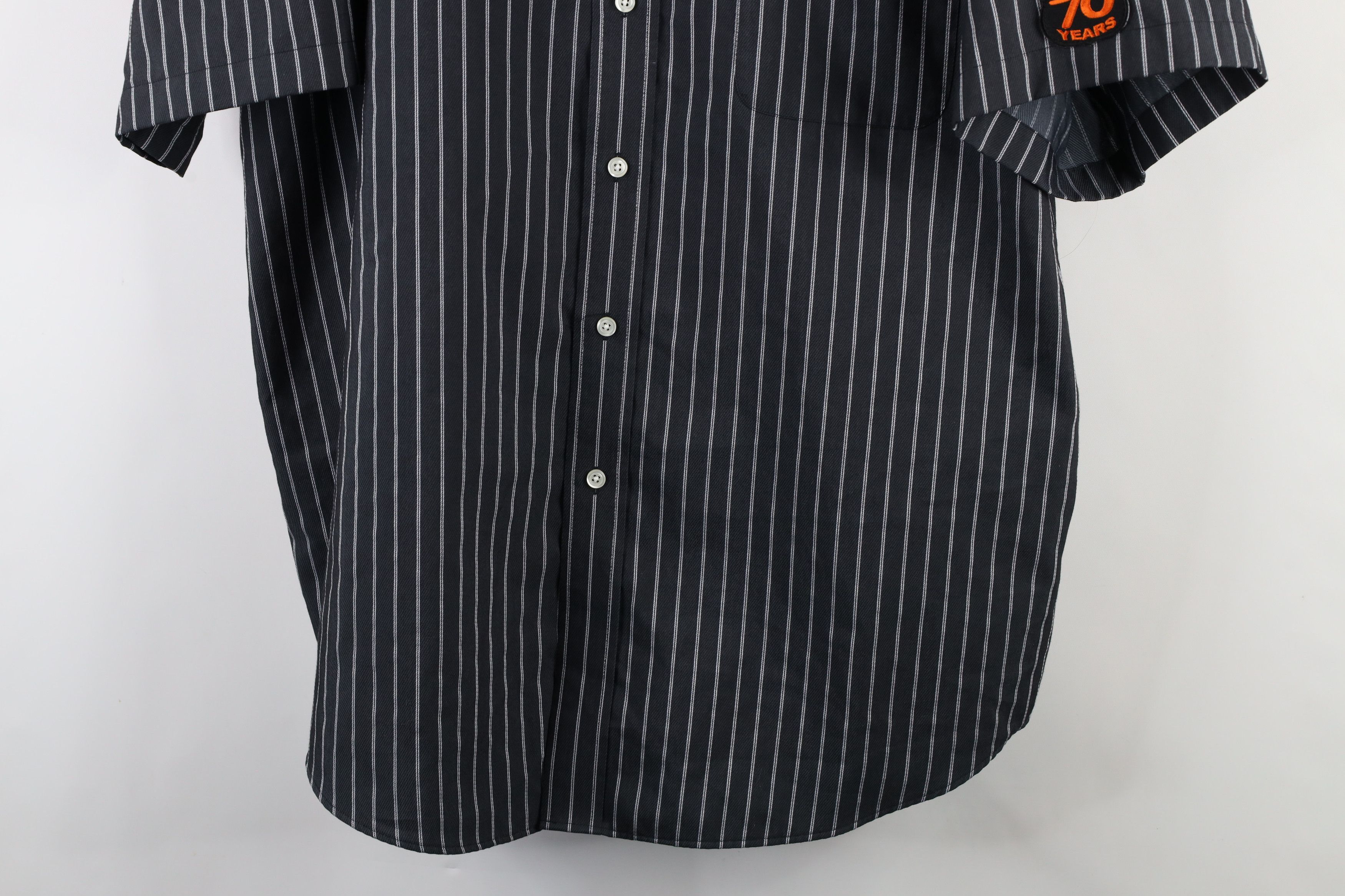 Vintage Vintage Y2K 2011 Daytona Bike Week Striped Button Down Shirt Size US XL / EU 56 / 4 - 3 Thumbnail