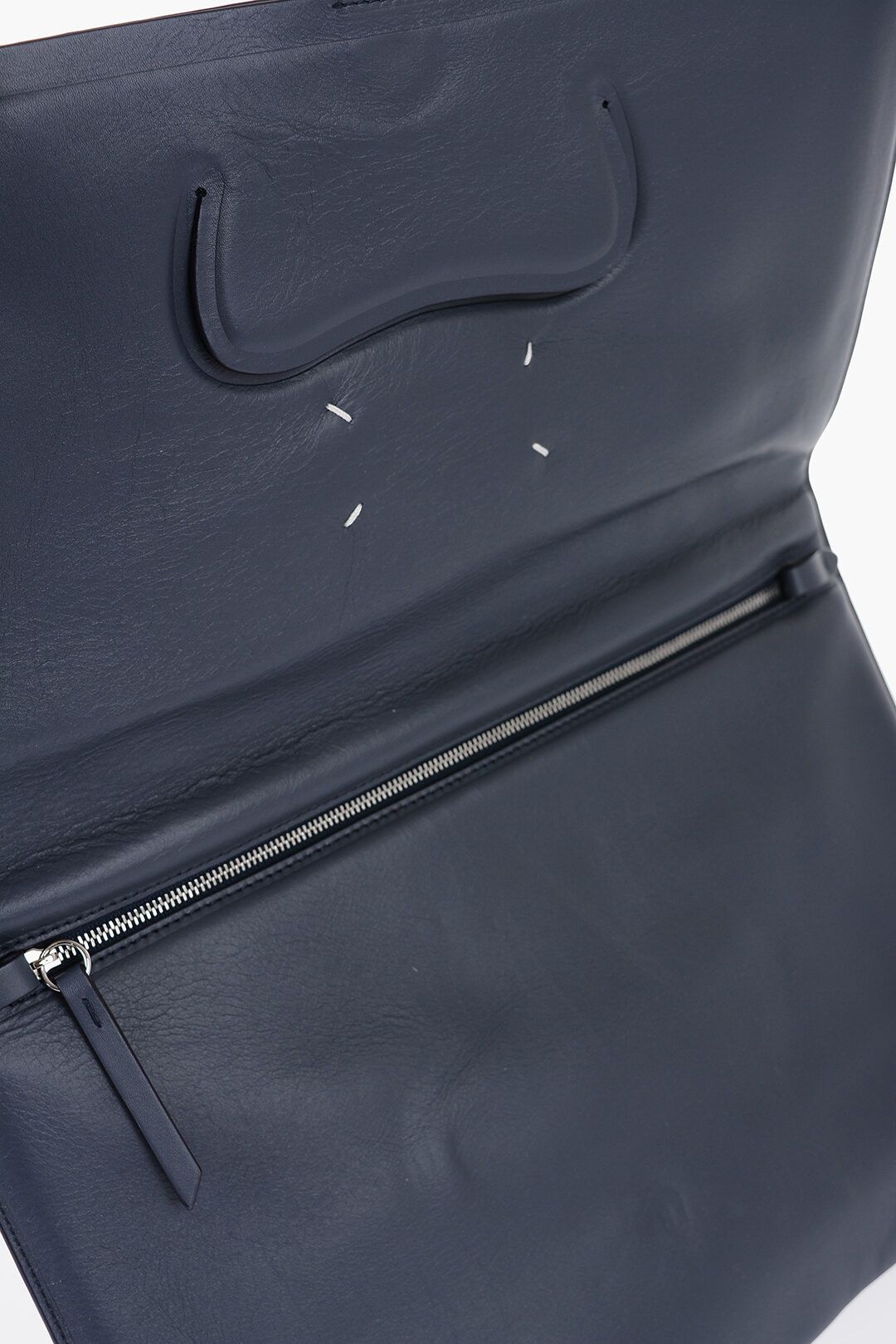Maison Margiela og1mm1224 Size: OS / Maxi Tabi Flat Clutch in Navy Blue Size ONE SIZE - 5 Thumbnail