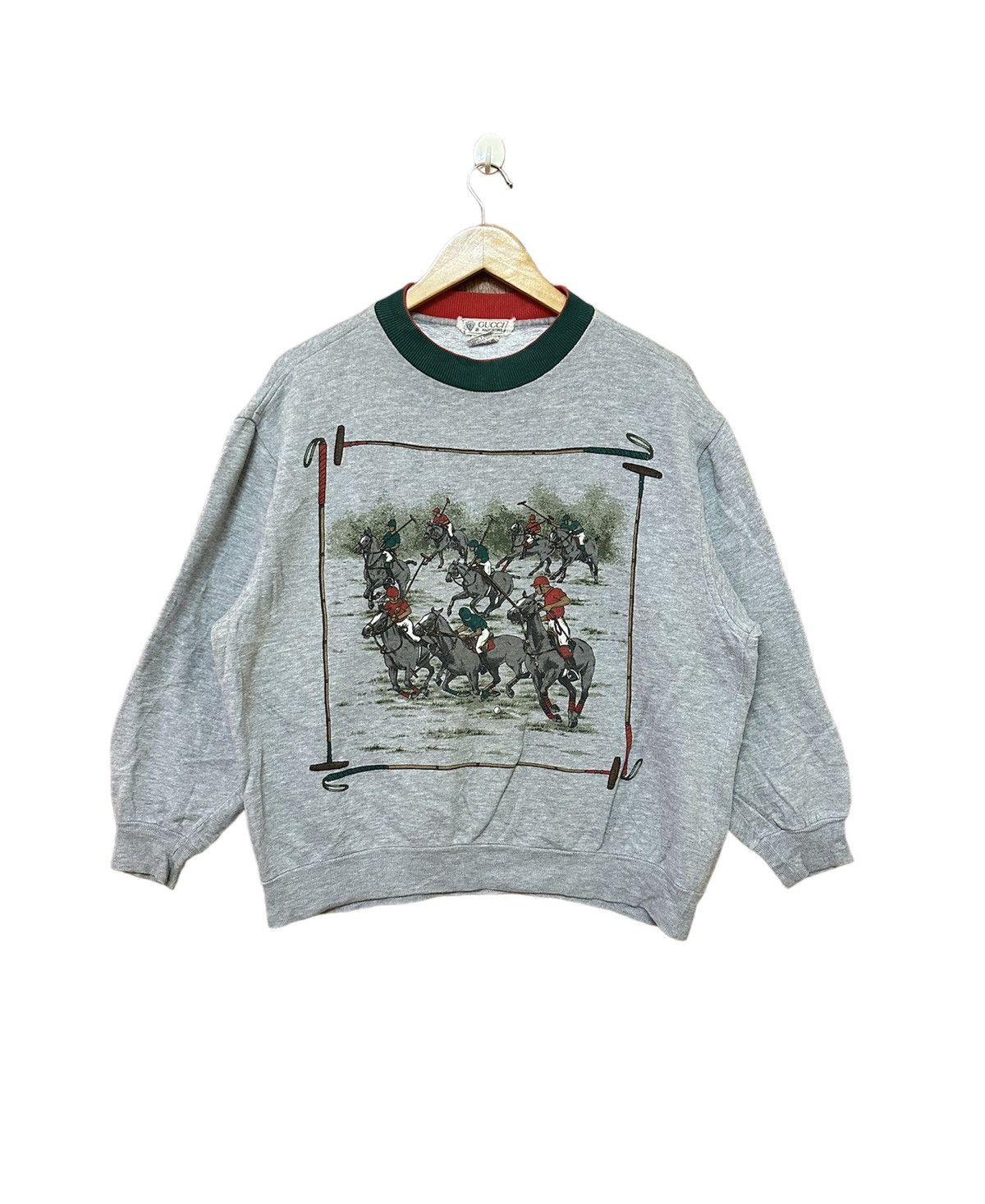 vintage GUCCI polo games sweatshirts