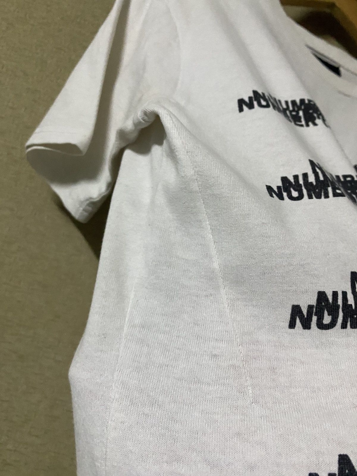 Number (N)ine NUMBER (N)INE Motion Monogram Tshirt Size US M / EU 48-50 / 2 - 9 Thumbnail