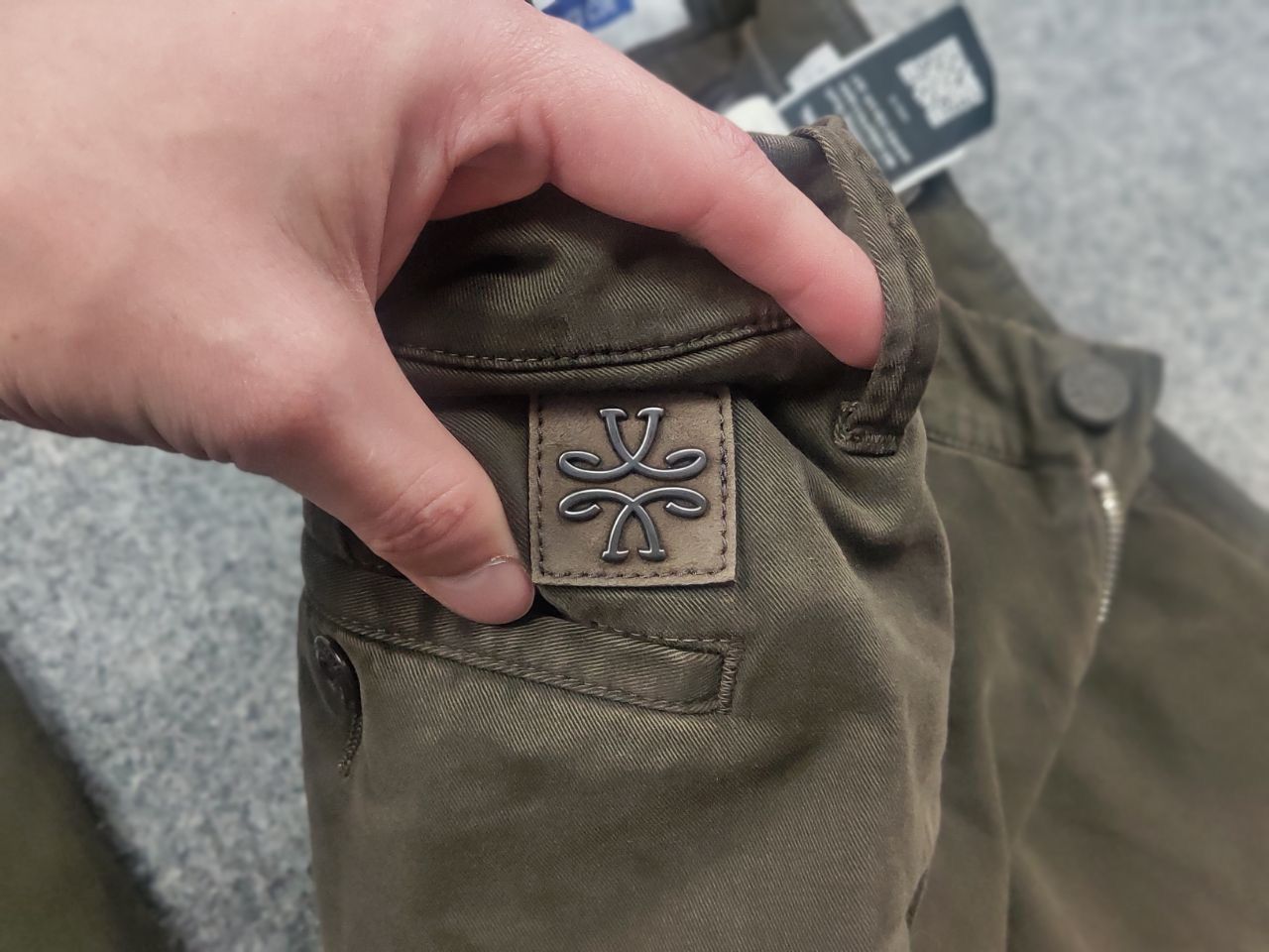 Jacob Cohen Jacob Cohen Italy bobby Trouser chino Green canvas Pants Size US 33 - 12 Thumbnail