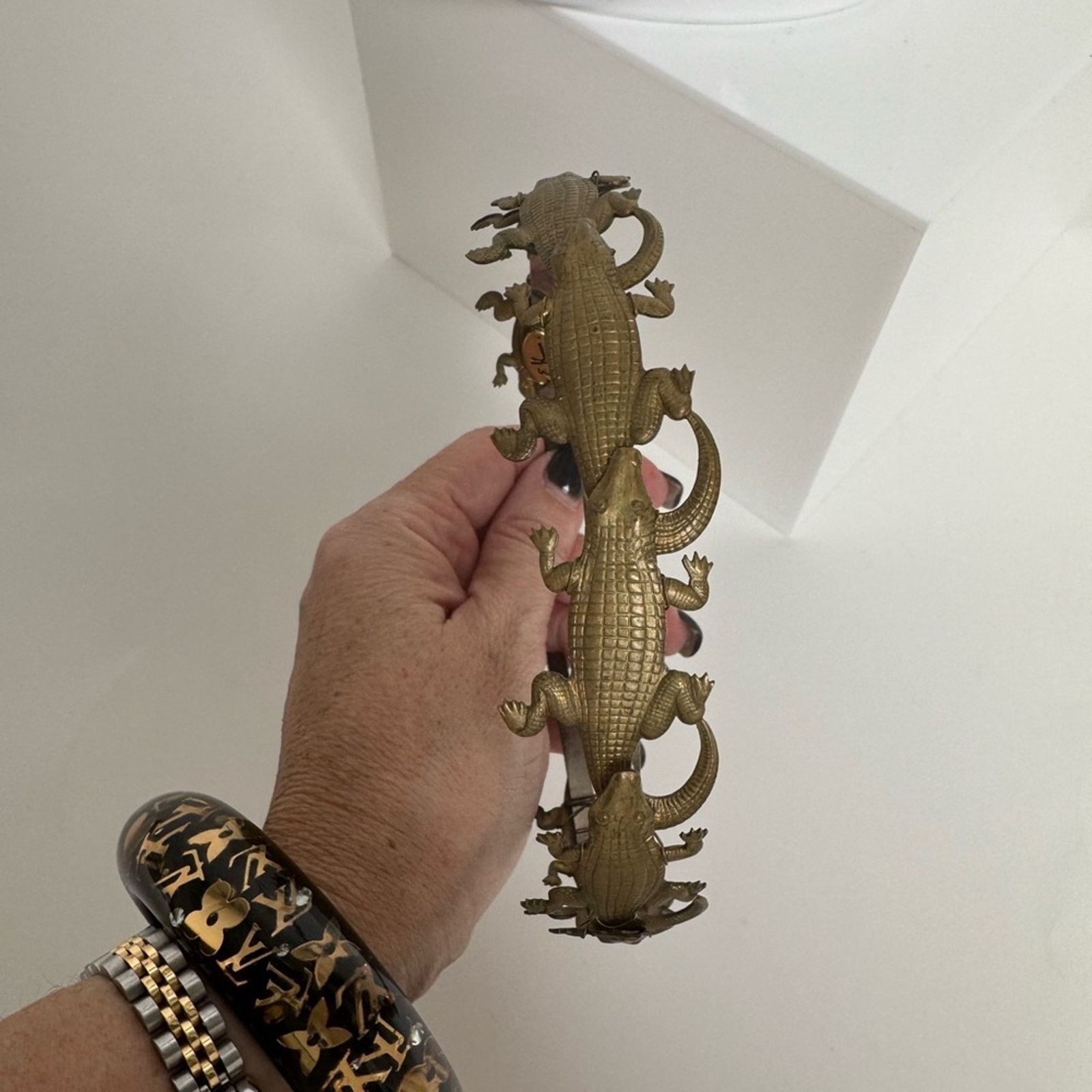 Eugenia Kim Eugenia Kim RARE HAND CAST bronze alligator headband Size ONE SIZE - 2 Thumbnail