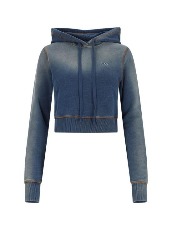 Diesel DIESEL Women Hoodies A16833 0GIAT 01 Blue Size M / US 6-8 / IT 42-44 - 1 Thumbnail