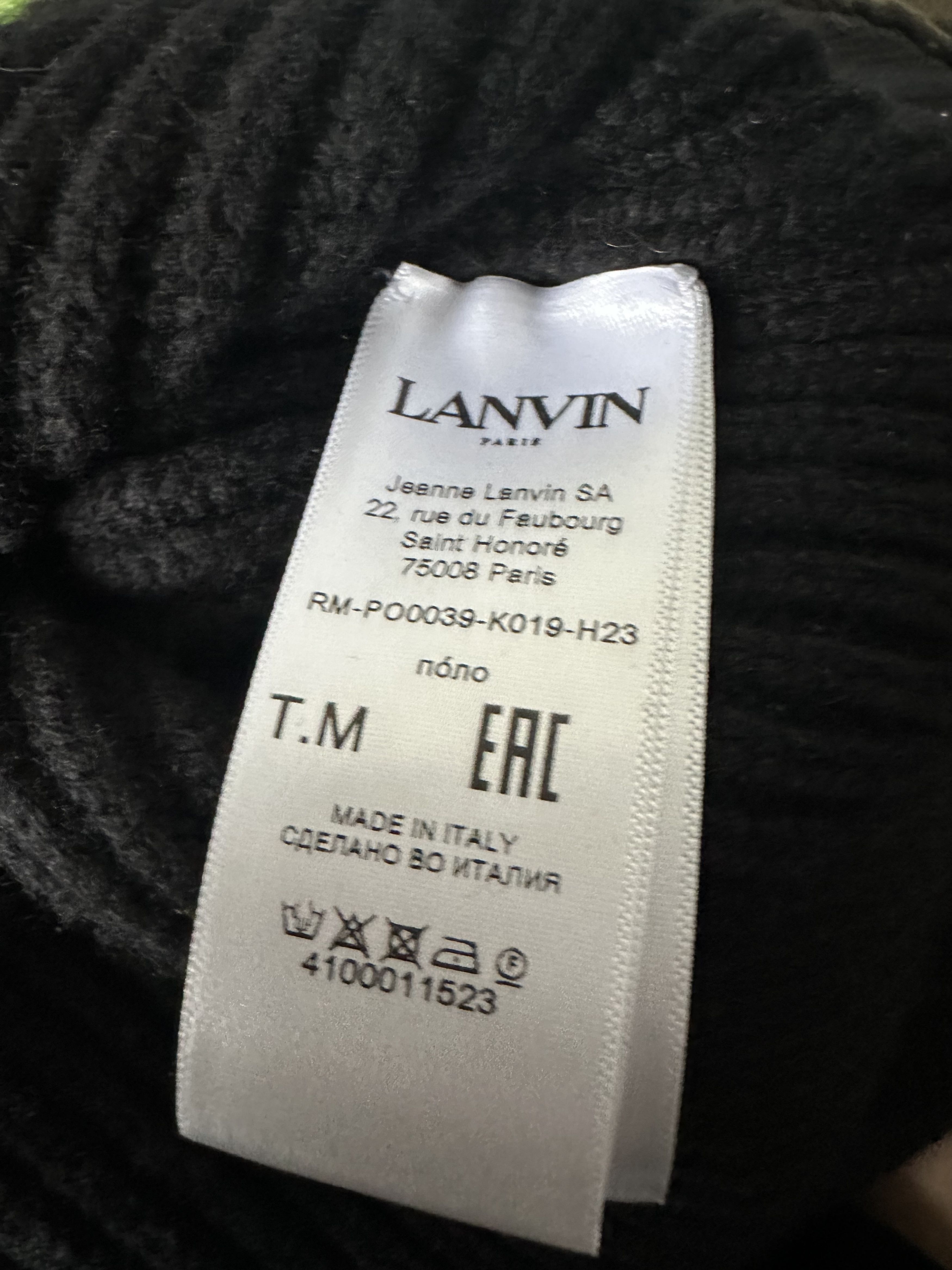 Lanvin Lanvin Floral Intarsia Knit Crewneck Sweater Size US M / EU 48-50 / 2 - 5 Thumbnail