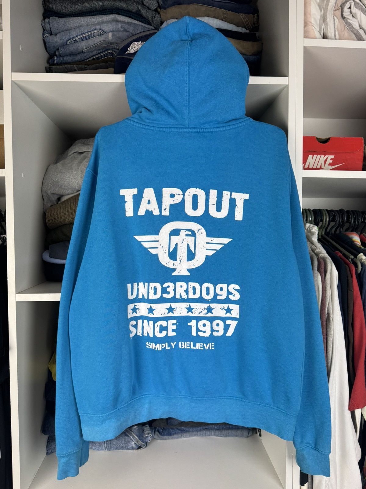 Tapout Tapout Underdogs Graphic Zip-Up Hoodie Y2K MMA Fighter Size US M / EU 48-50 / 2 - 15 Thumbnail