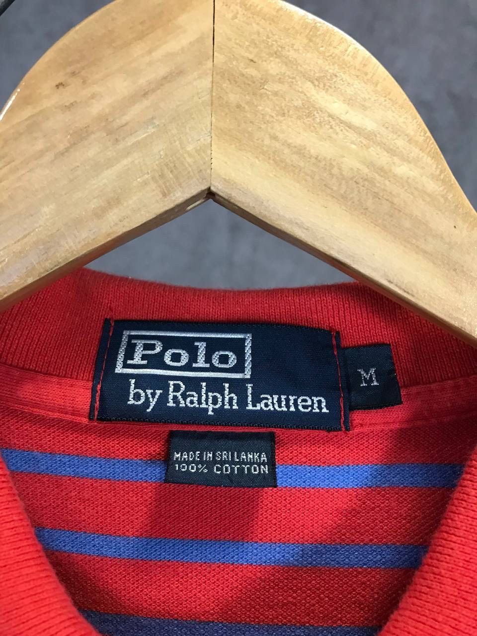 Designer Polo Ralph Lauren striped designer polo tee Size US L / EU 52-54 / 3 - 4 Thumbnail