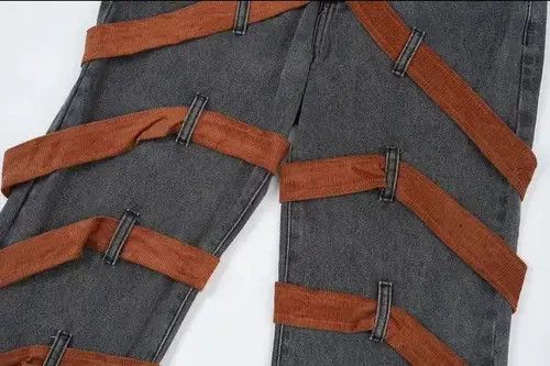 handvaerk Opium Cross Straped Pocket jeans Size US 32 / EU 48 - 3 Thumbnail