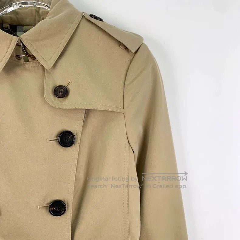 Burberry Burberry Beige Cotton Trench Coat. Size US XS / EU 42 / 0 - 3 Thumbnail
