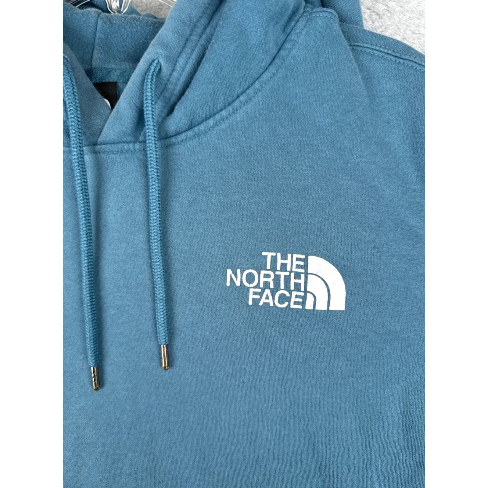 The North Face The North Face Hoodie Mens Large Blue Cotton Blend Pullover Size US L / EU 52-54 / 3 - 6 Thumbnail