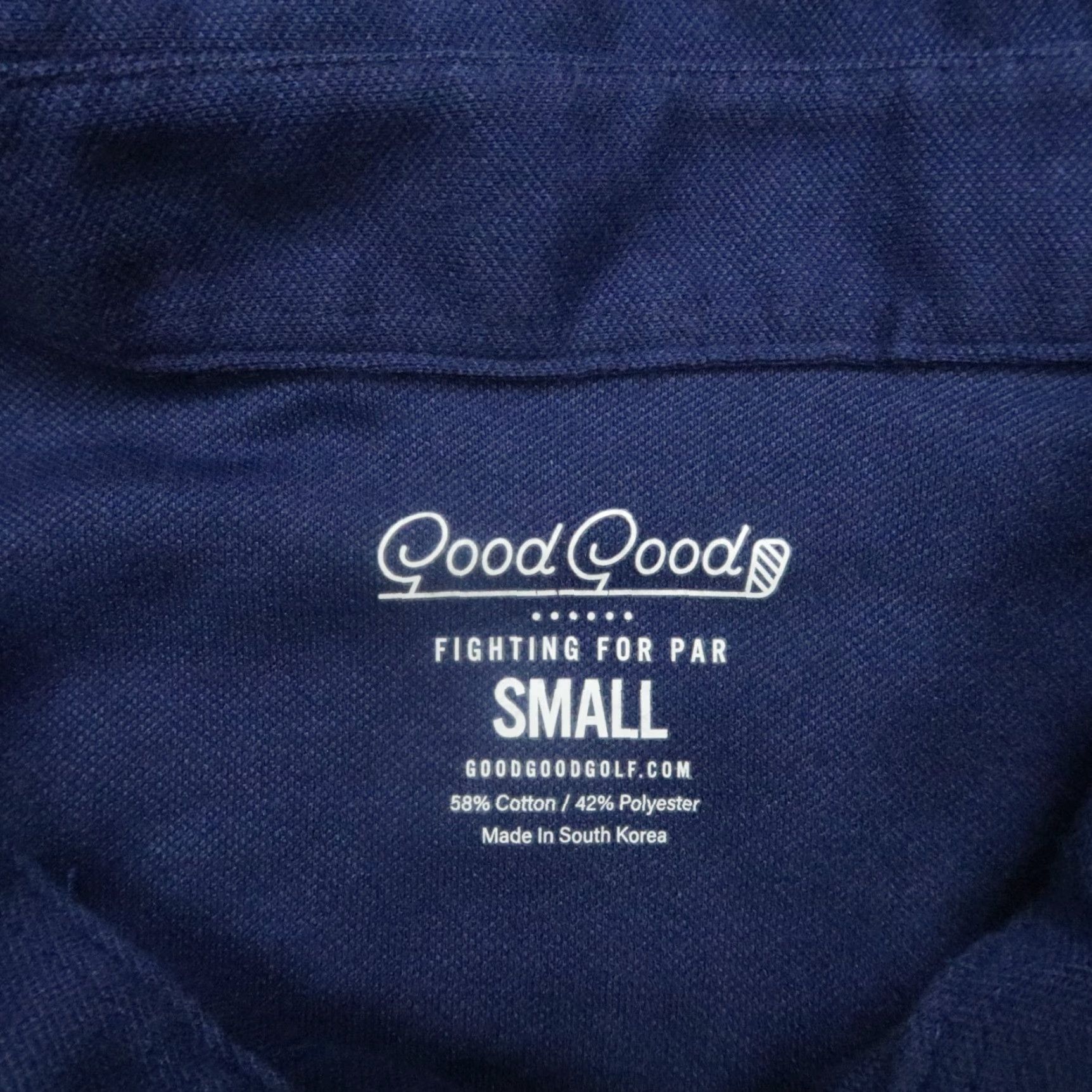 Vintage Good Good Golf Shirt Mens Small Blue Performance Polo Short Sleeve Size US S / EU 44-46 / 1 - 3 Thumbnail