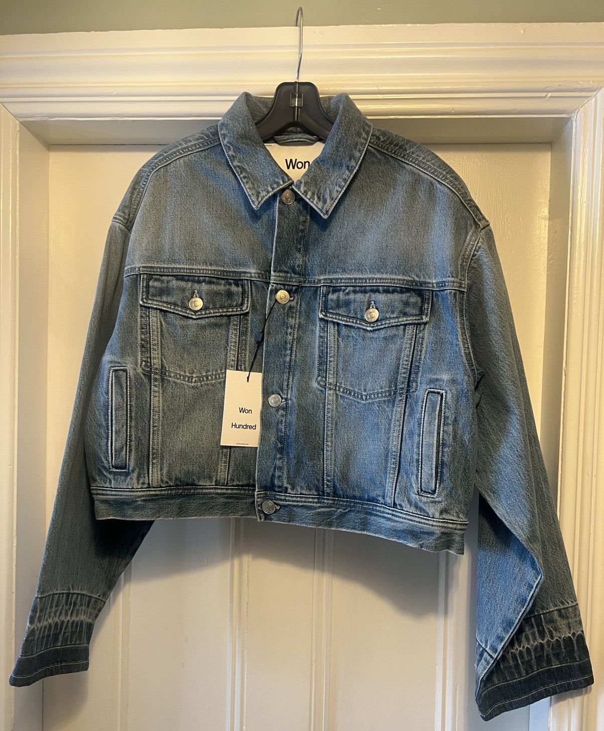 Won Hundred Authentic Won Hundred hermony denim jean jacket Italy 38 Size XS / US 0-2 / IT 36-38 - 1 Thumbnail