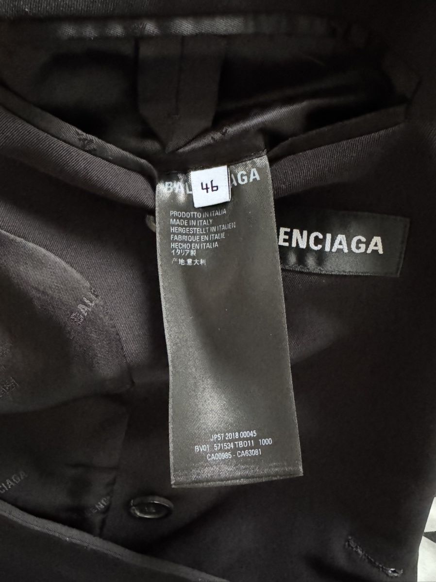 Balenciaga Balenciaga 80’s Shoulder Blazer Size 46R - 5 Thumbnail