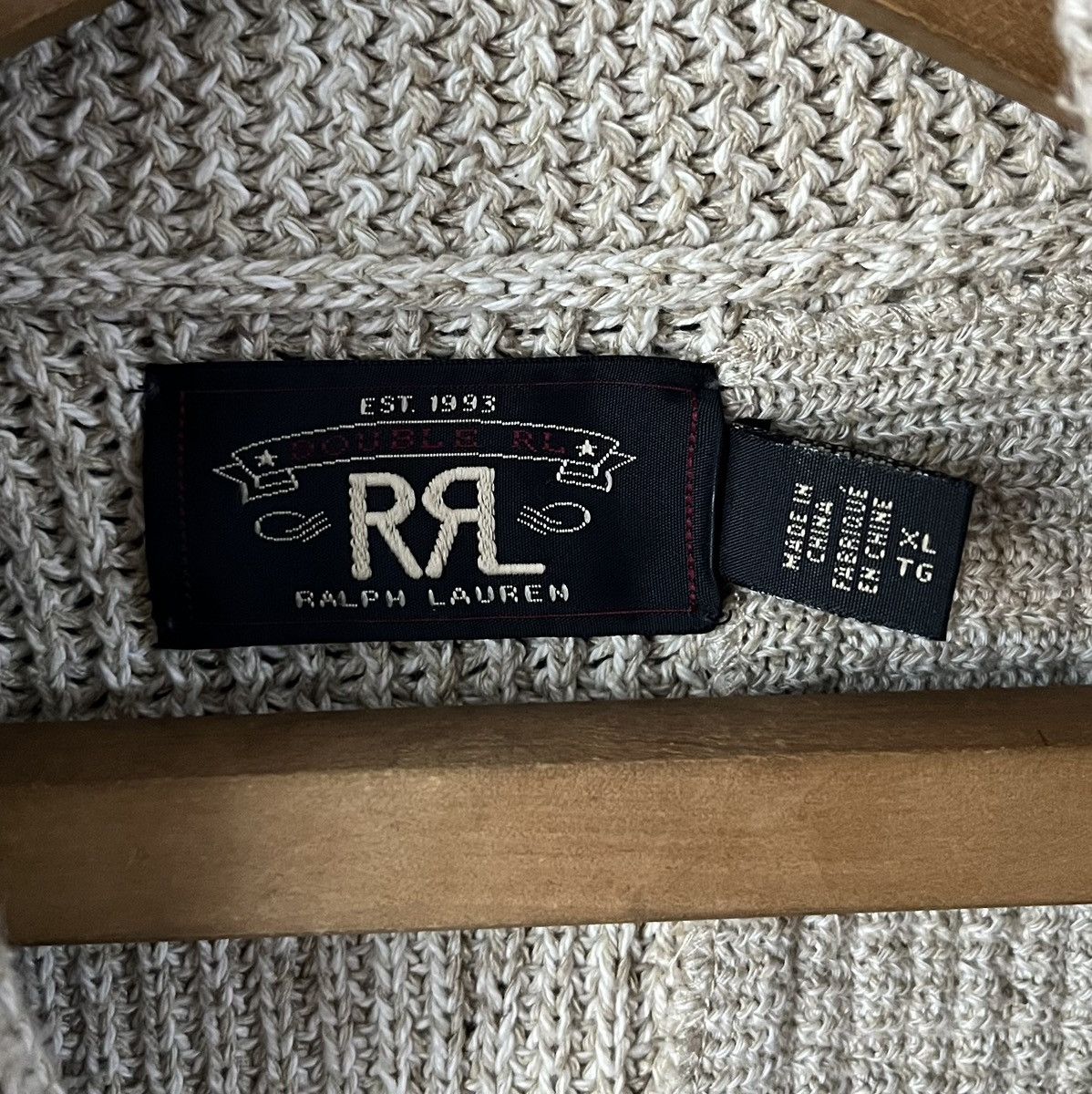 RRL Ralph Lauren RRL Ralph Lauren Cardigan Knit Cotton Sweater Men Size XL Size US XL / EU 56 / 4 - 13 Thumbnail
