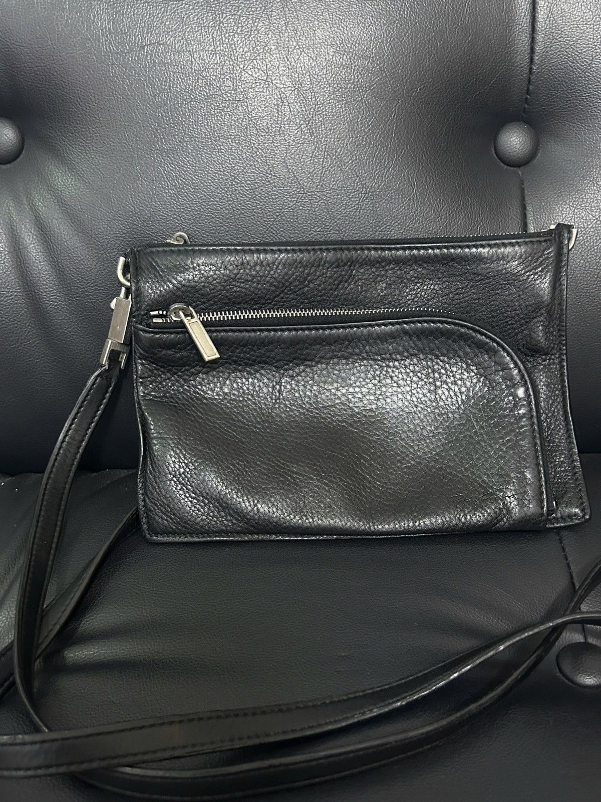 Rick Owens Rick Owens CLUB POUCH BLACK Size ONE SIZE - 2 Thumbnail