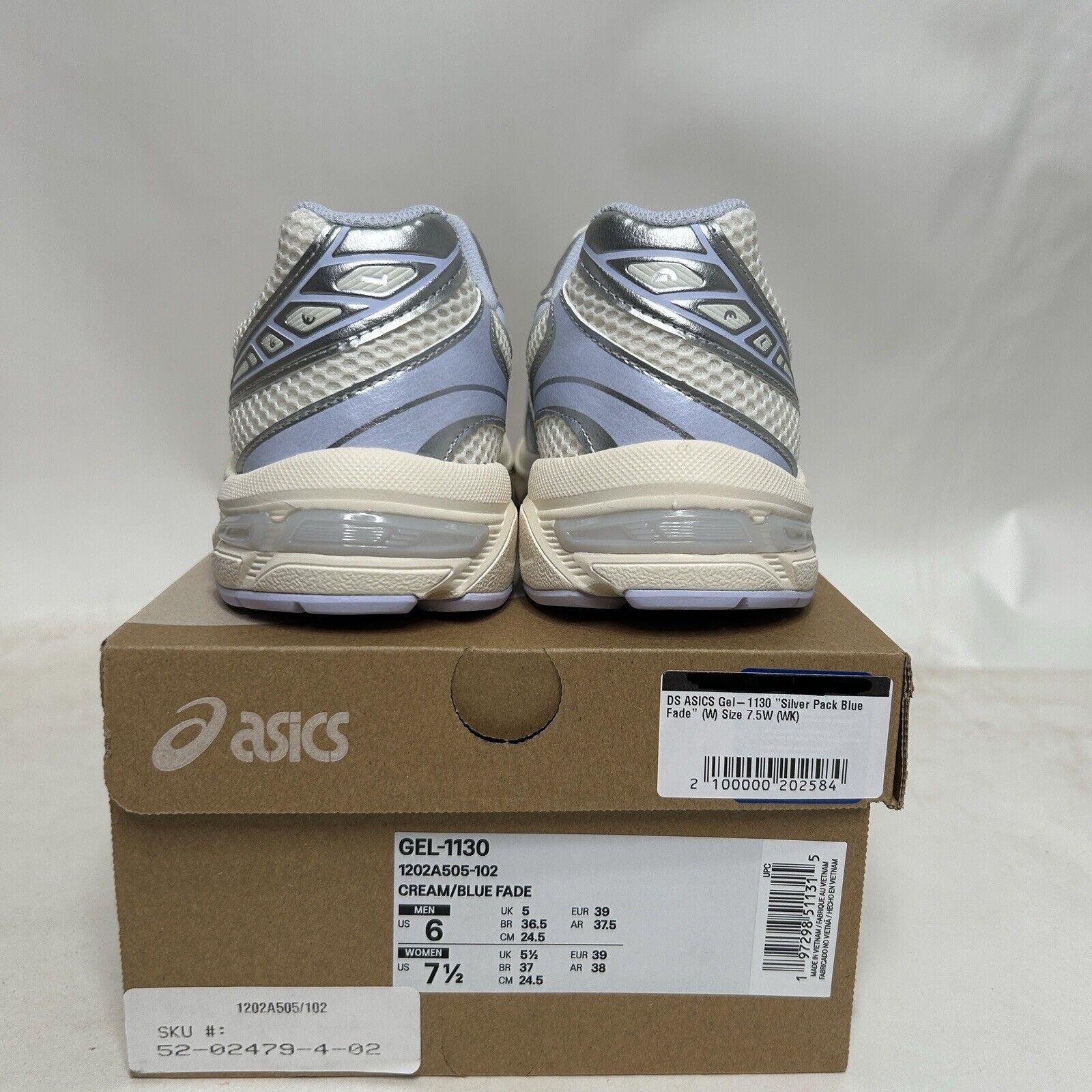 Asics ASICS Gel-1130 Silver Pack “Blue Fade” 2024 Size US 7.5 / IT 37.5 - 4 Thumbnail