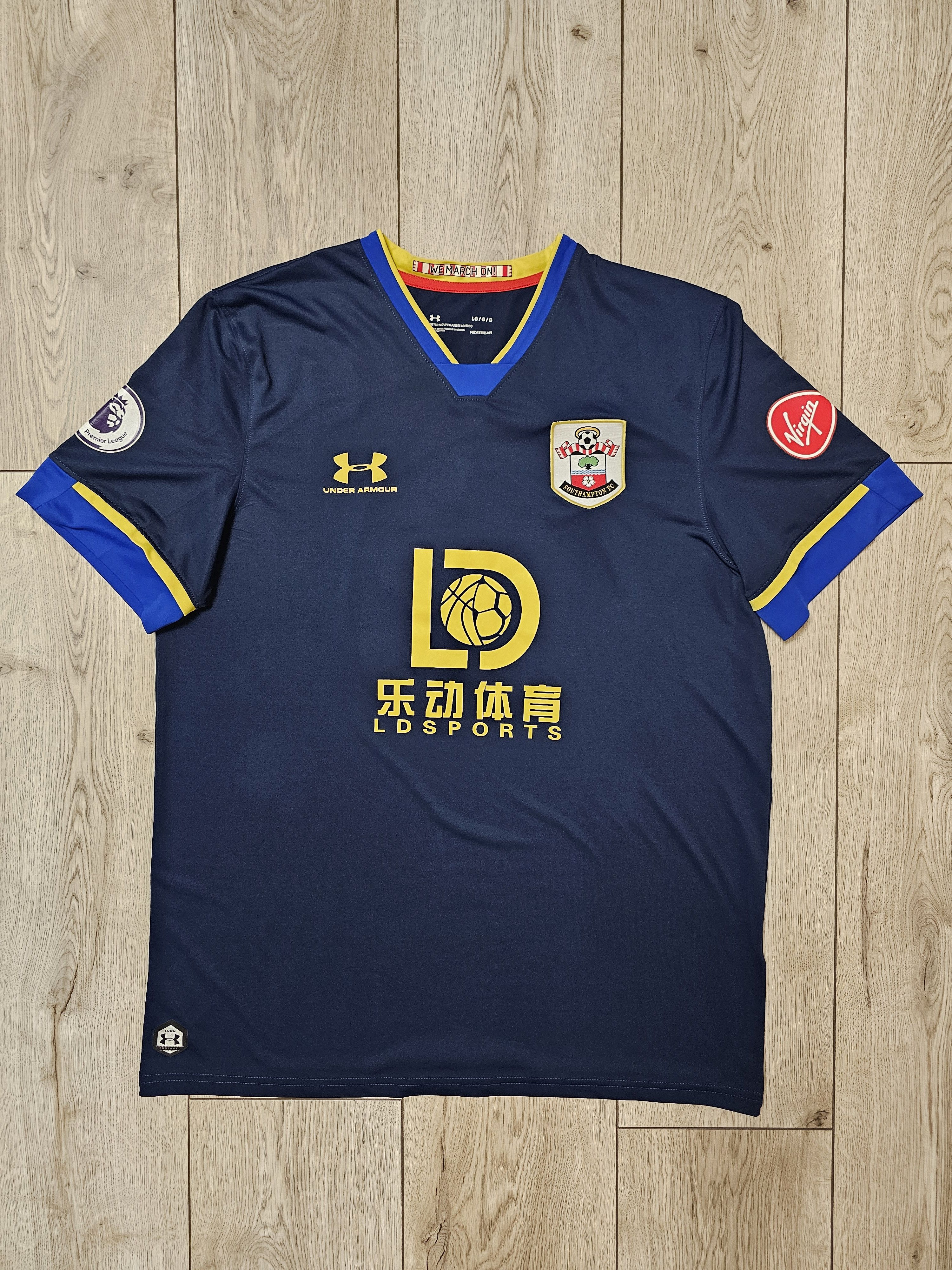 Under Armour SOUTHAMPTON 2021 AWAY WARD-PROWSE FOOTBALL SOCCER JERSEY Size US L / EU 52-54 / 3 - 1 Thumbnail
