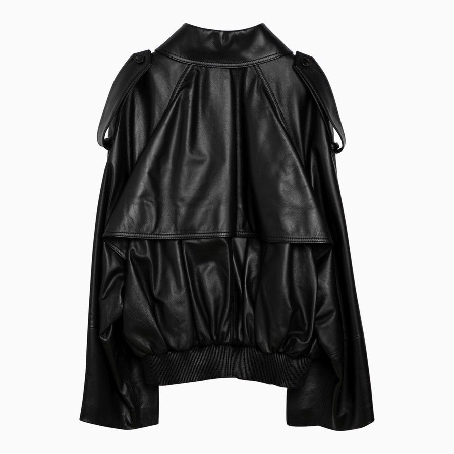 Loewe o1d2blof0824 Leather Jacket in Black Size S / US 4 / IT 40 - 2 Thumbnail