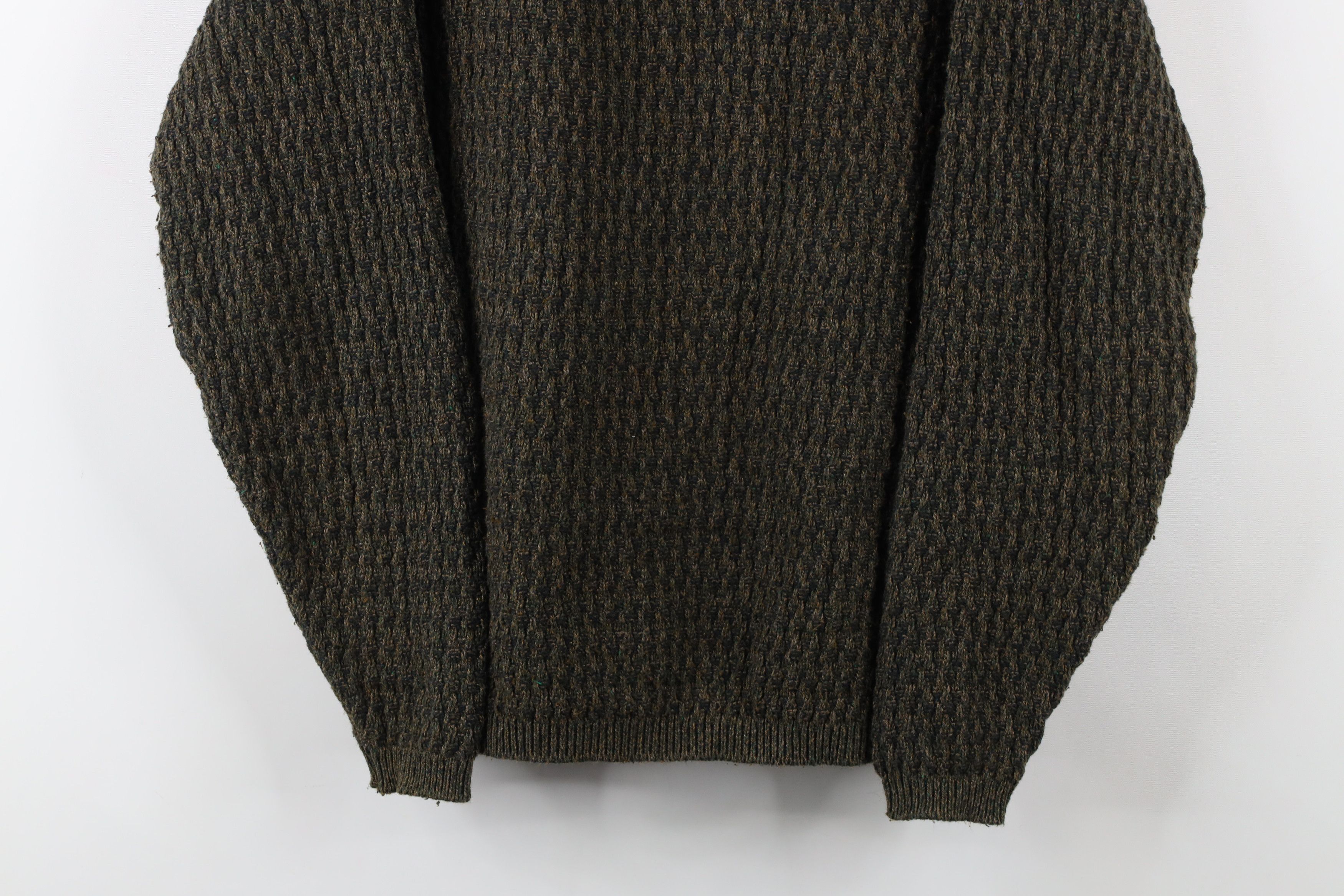 Vintage Vintage 90s Streetwear Weave Knit Henley Sweater USA Size US S / EU 44-46 / 1 - 3 Thumbnail
