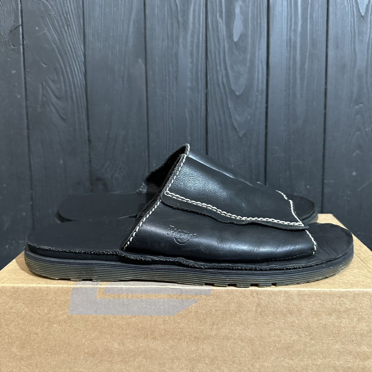 Dr. Martens Vintage Dr Martens Men’s Leather Flip-Flops Size 43eu 10 us Size US 10 / EU 43 - 2 Thumbnail
