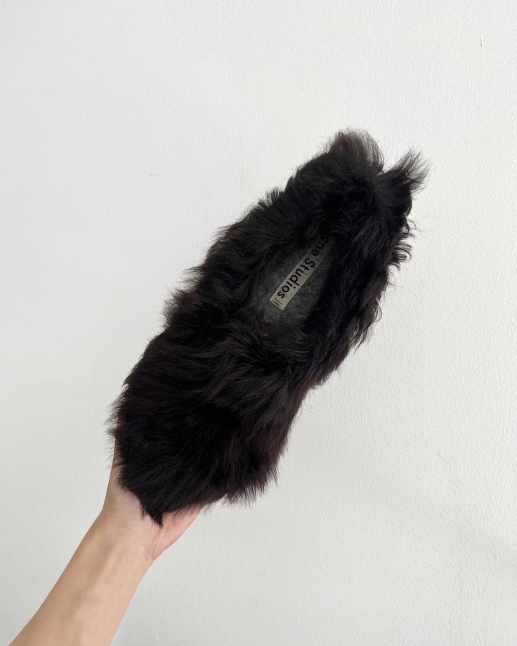 Acne Studios 2014 Fur Slip On Moccasins Size US 9 / EU 42 - 1 Thumbnail