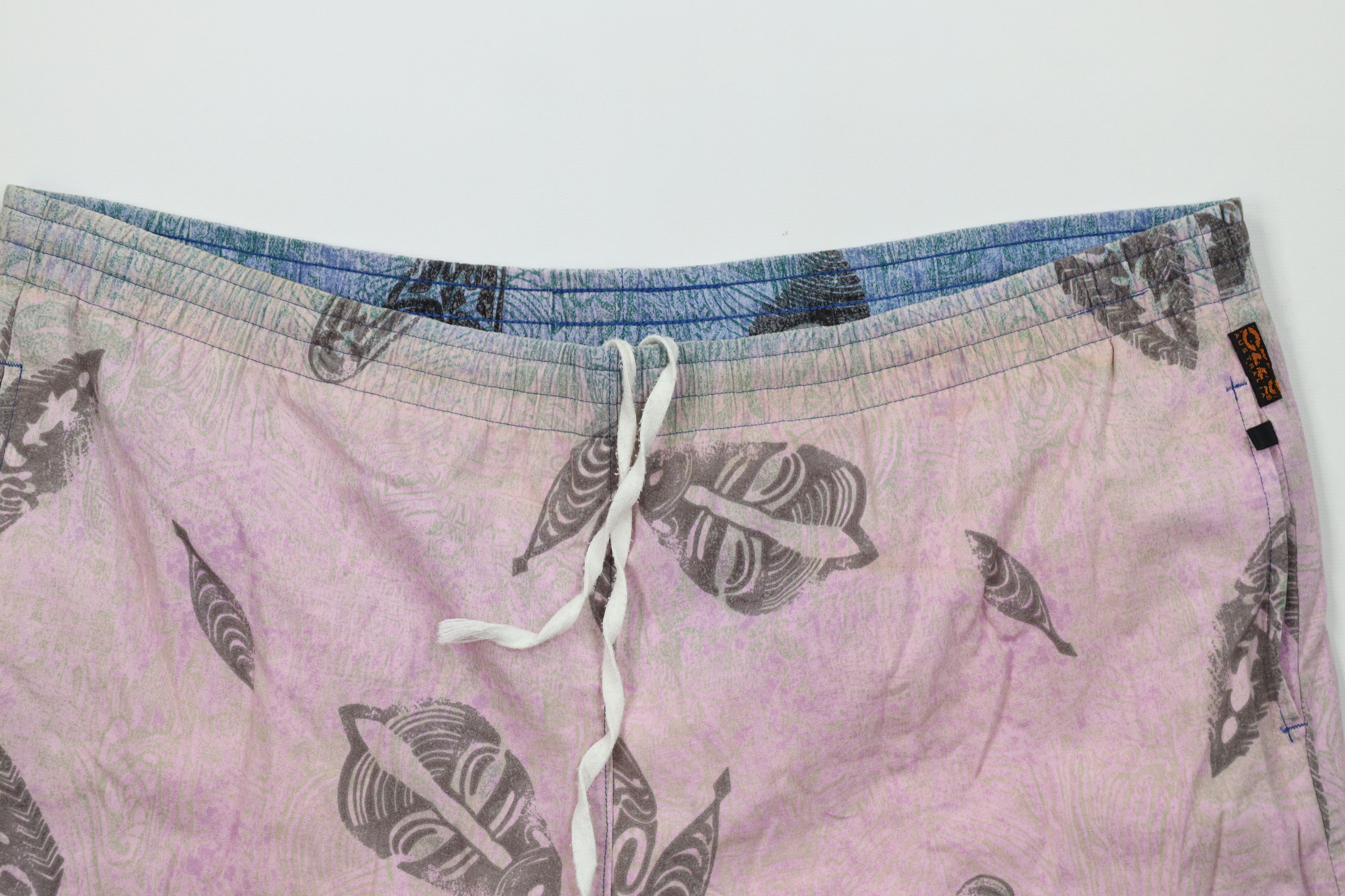 Vintage Vintage 90s Streetwear Mask Lined Surfing Shorts Trunks Size US 36 / EU 52 - 2 Thumbnail