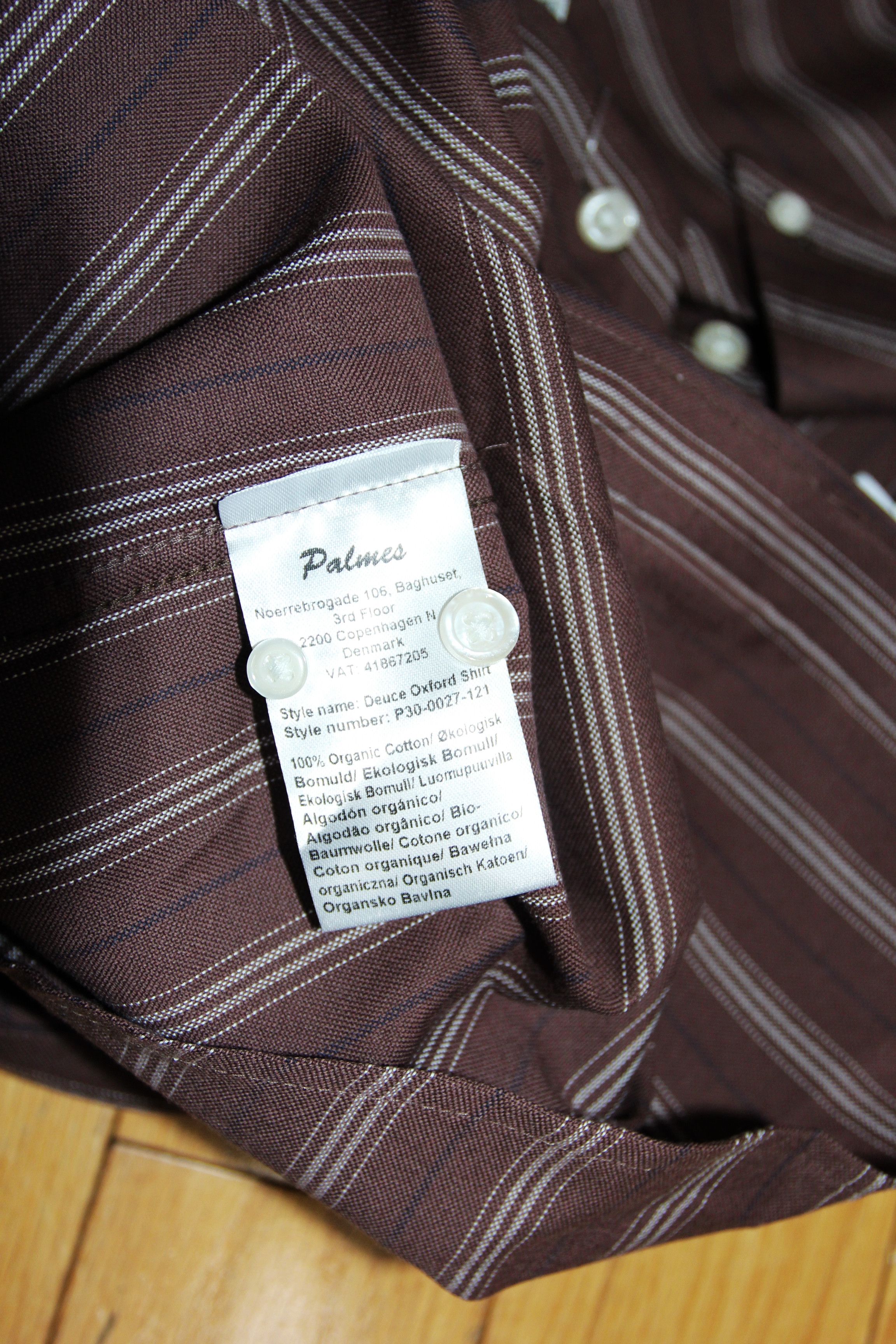 Palmes BNWT AW24 PALMES DEUCE OXFORD SHIRT 52 Size US L / EU 52-54 / 3 - 10 Thumbnail