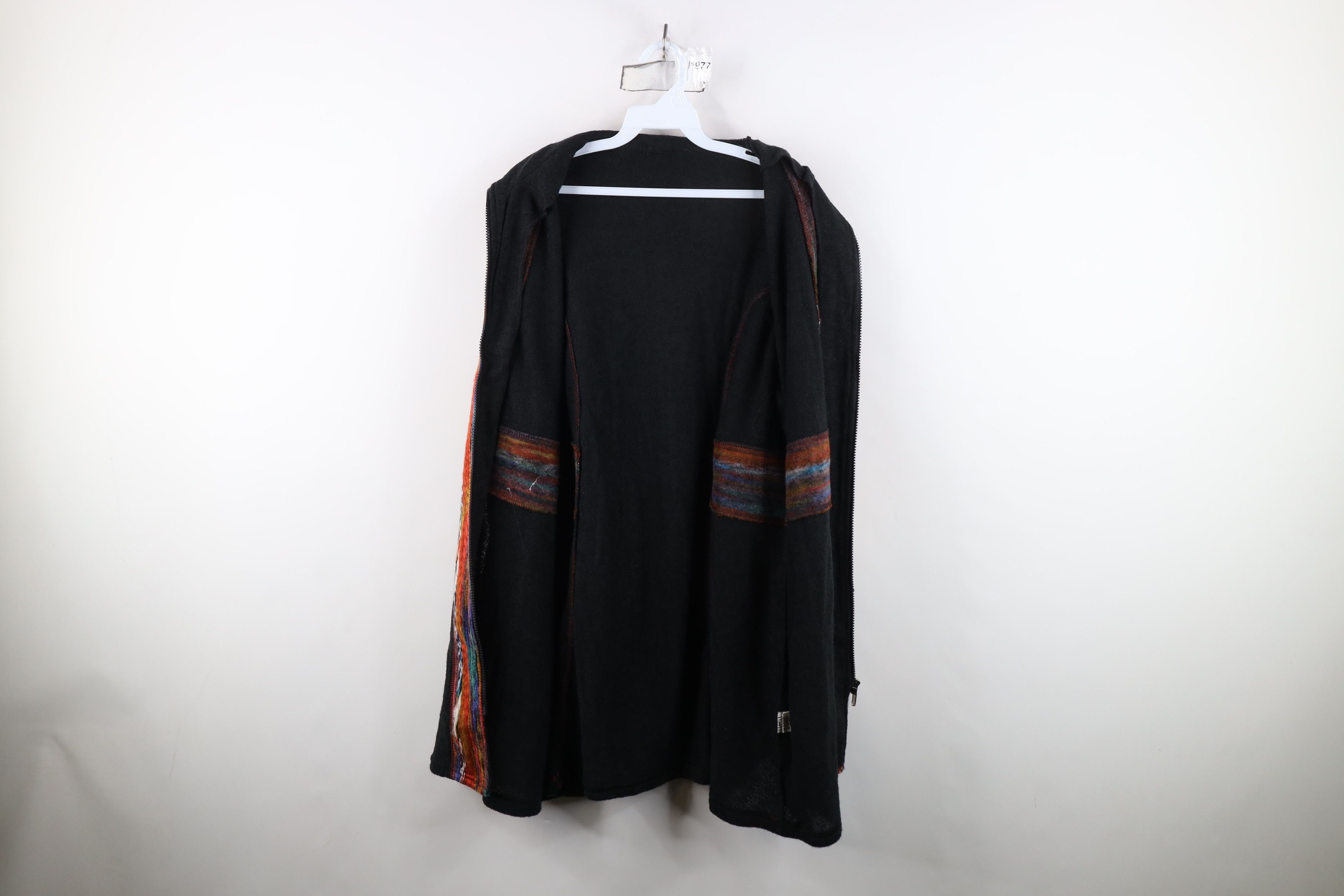Vintage Vintage 90s Coogi Style Wool Blend Knit Zip Sweater Jacket Size XL / US 12-14 / IT 48-50 - 7 Thumbnail