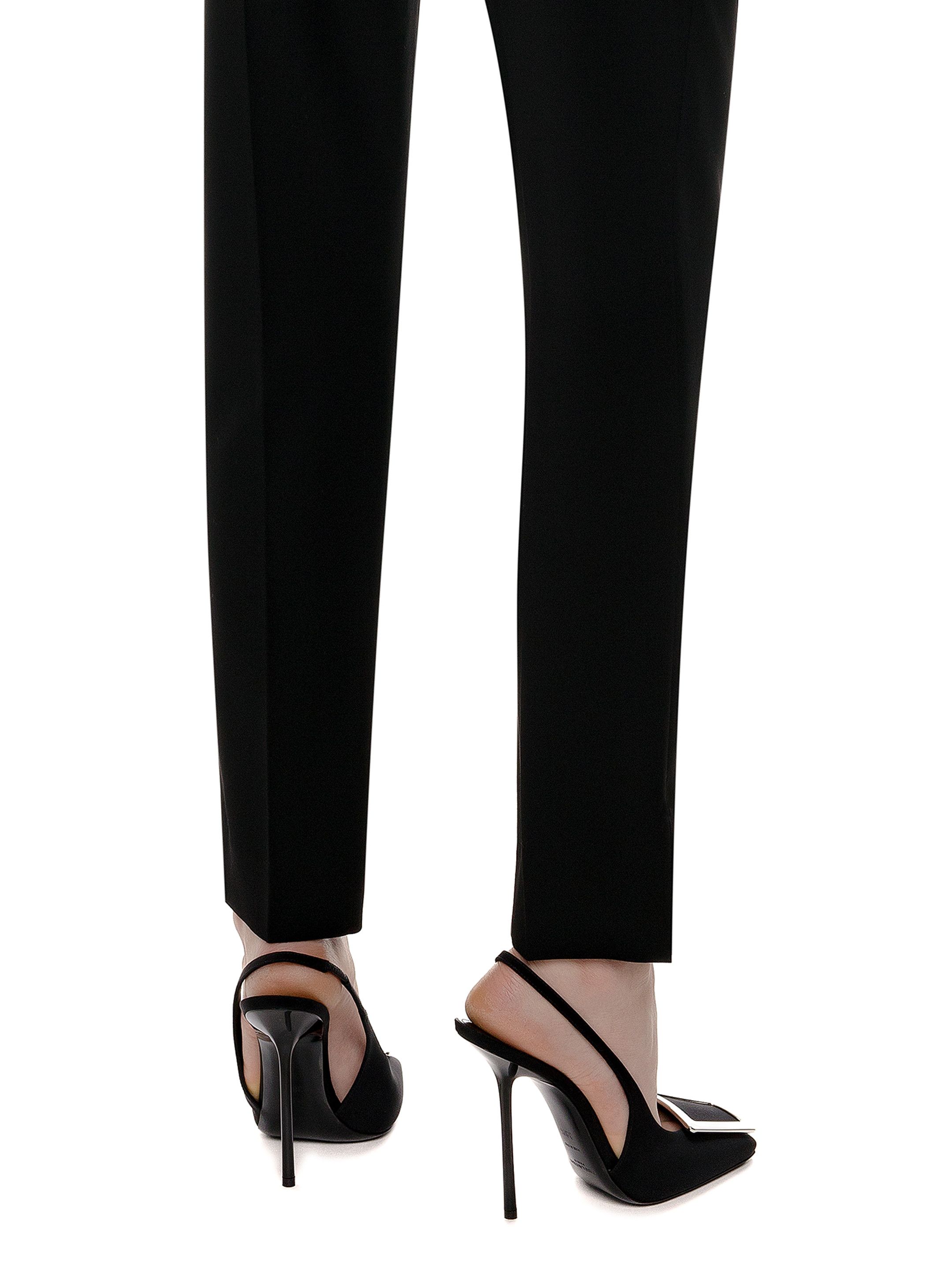 Saint Laurent Paris o1bcso1str1124 Maxine Slingback Pumps in Black Size US 11 / IT 41 - 4 Thumbnail
