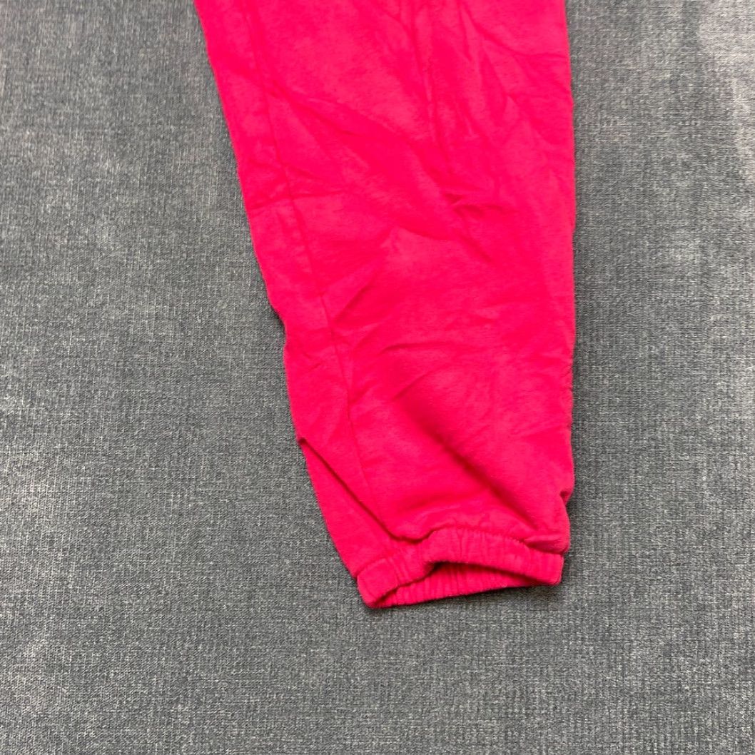 Gap Gap Sweatpants Women M Pink Fleece Lined Drawstring Tapered Leg Winter Cozy - Breathable, Comfort, Casual, Travel, Workwear - Gap Size 32" / US 10 / IT 46 - 3 Thumbnail