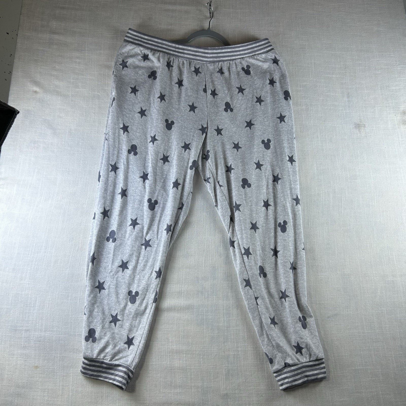 Disney Disney Long Sleeve Fleece Pajama Set Large Gray Cozy Warm Size ONE SIZE - 8 Thumbnail