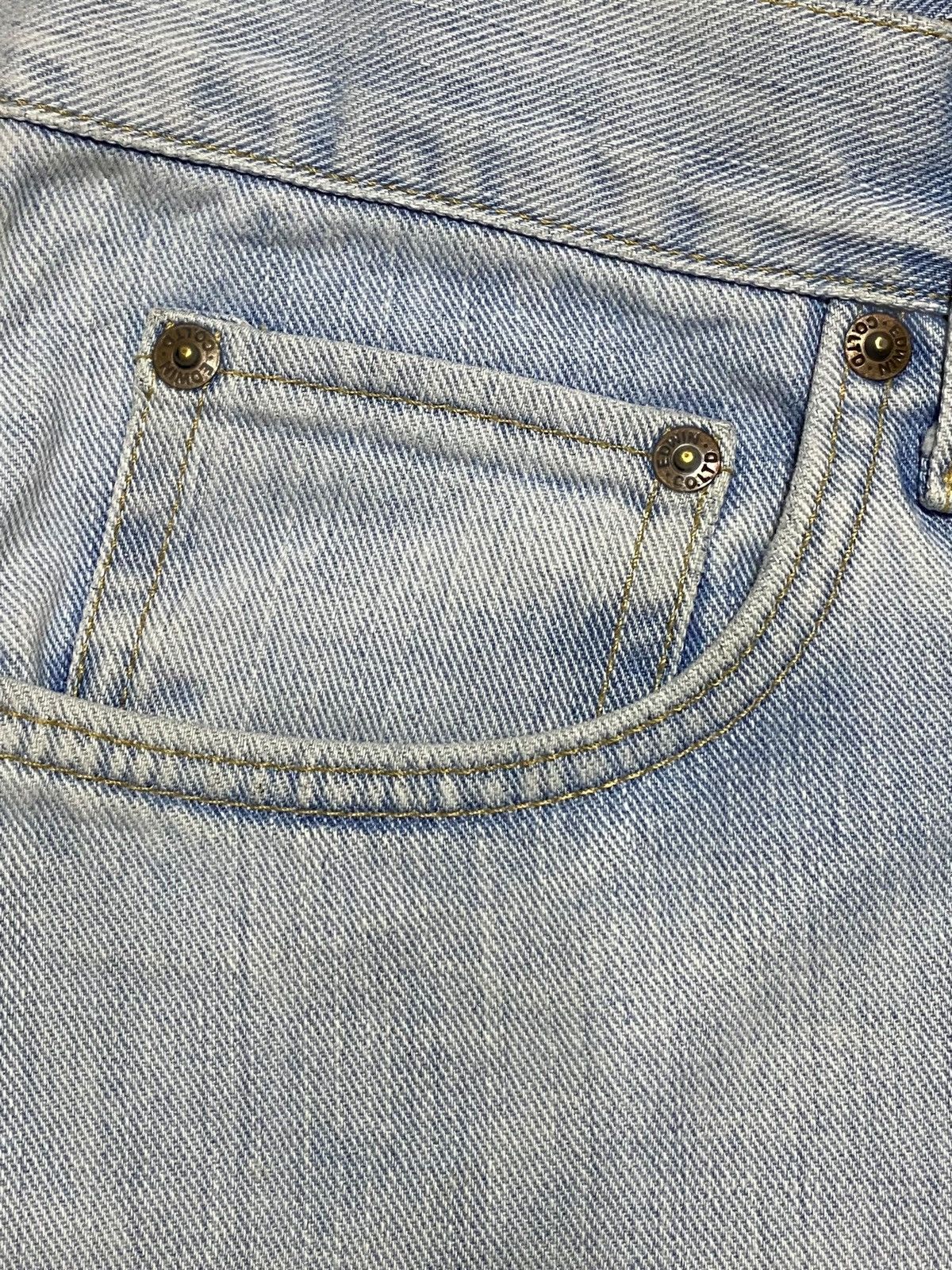 Edwin Vintage Japanese Brand Edwin Faded Light Blue Loose Jeans Size US 35 - 10 Thumbnail