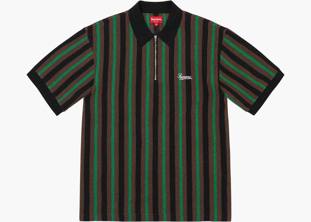 Supreme Supreme Vertical Stripe Knit Polo - Large | Grailed