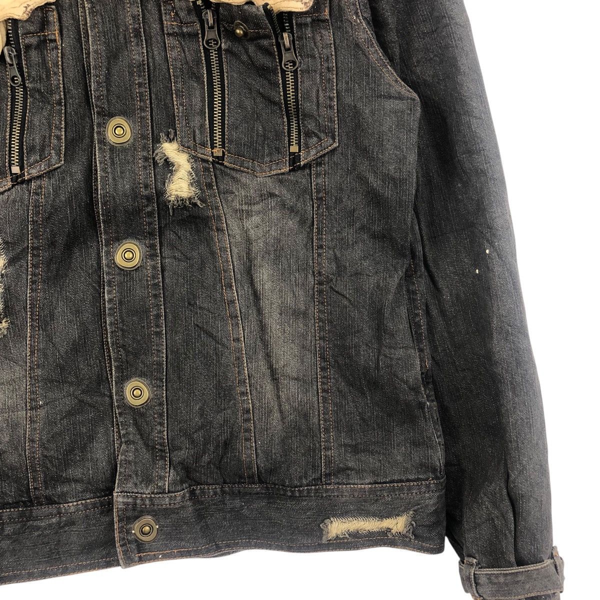 In The Attic IN THE ATTIC Distressed Design Made In Japan Pocket Jacket Size US M / EU 48-50 / 2 - 6 Thumbnail