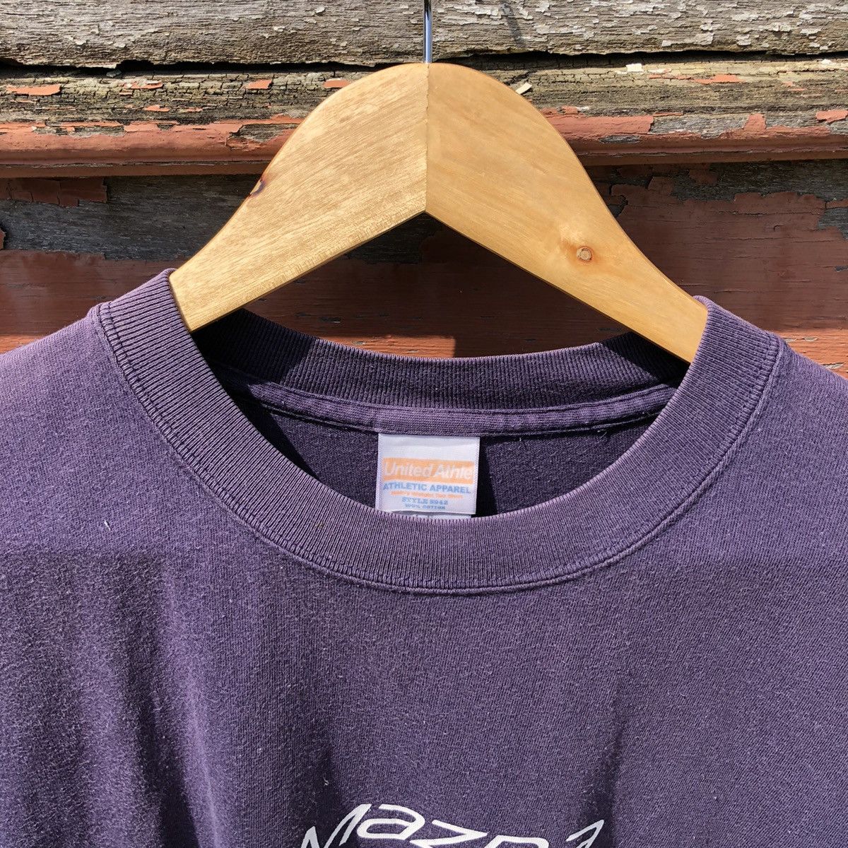 Vintage Vintage y2k Faded Mazda ZOOM-ZOOM Sunfaded Tshirt Size US L / EU 52-54 / 3 - 4 Thumbnail
