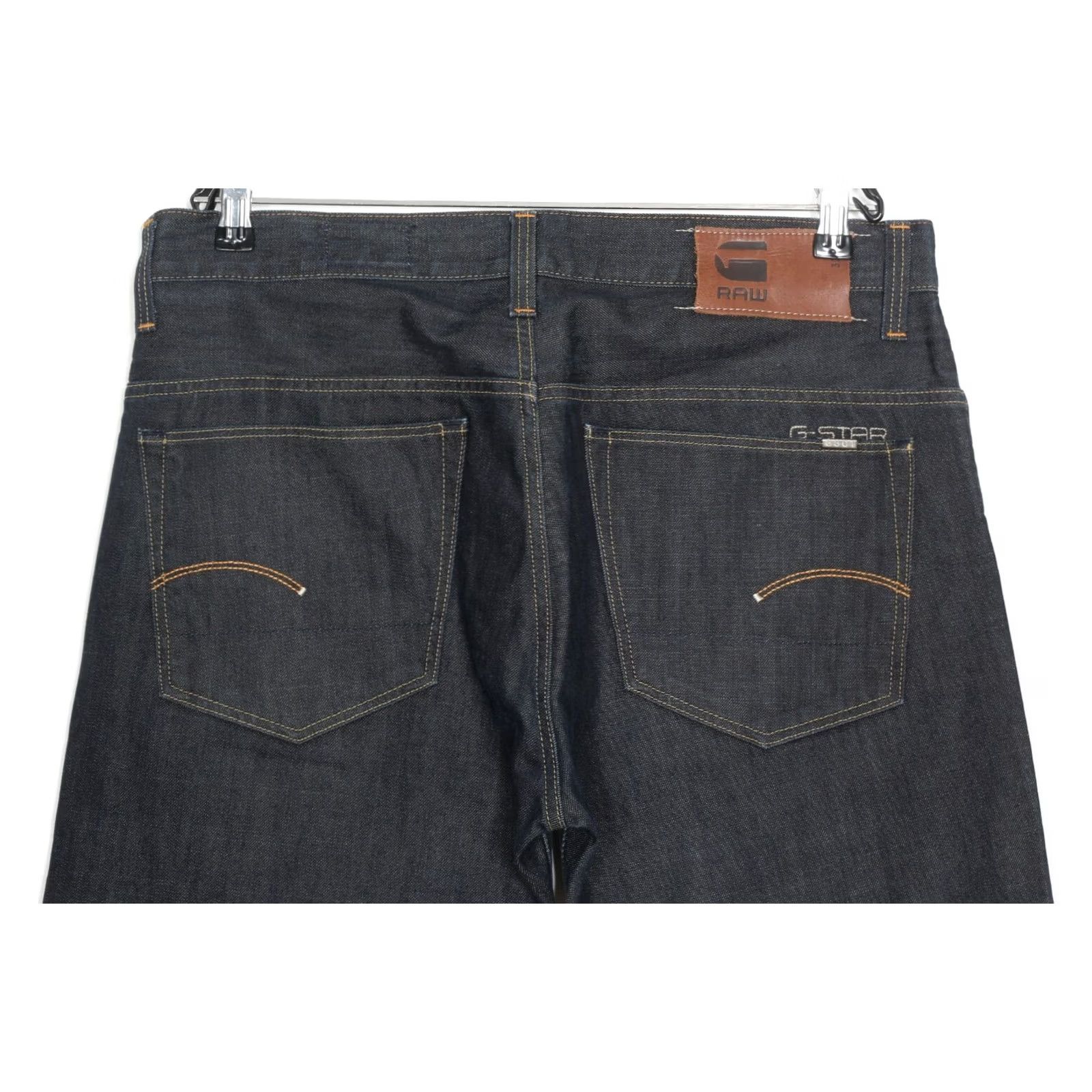 G-Star G-Star 3301 STRAIGHT Jeans Men W36 L32 DZ6209 Blue Denim 5-Pocket Regular Rise Mid Vintage No Size US 36 / EU 52 - 3 Thumbnail