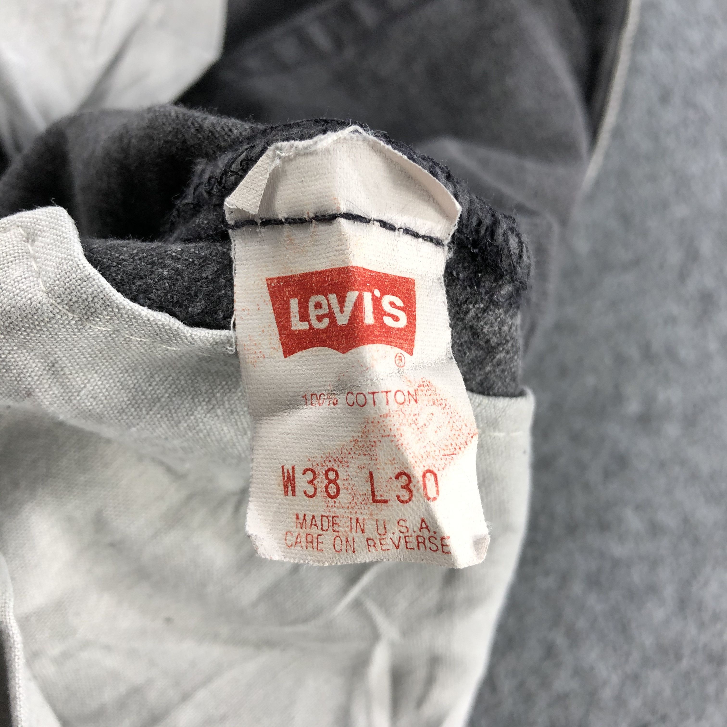 Levi's Vintage 90s Distress Levis 501 Jeans-J1455 Size US 38 / EU 54 - 12 Thumbnail