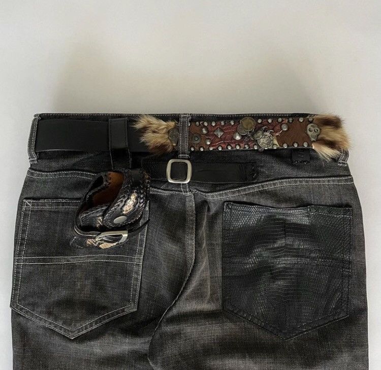 L7 Real Hip L7 REAL HIP Snakeskin Leather Belt bag wallet thingy Size ONE SIZE - 4 Thumbnail
