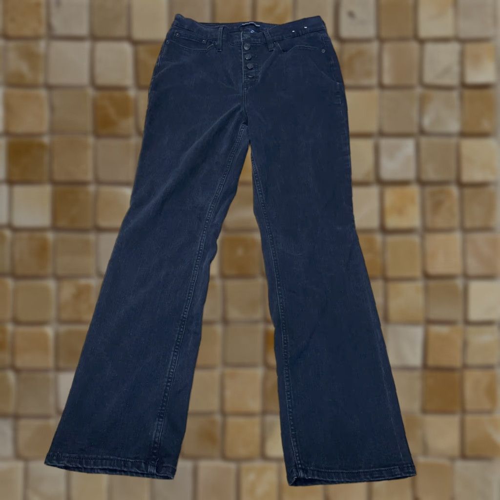 Calvin Klein CALVIN KLEIN High Rise Bootcut Jeans Size 10/30 Black Womens Size US 10 / IT 40 - 1 Thumbnail