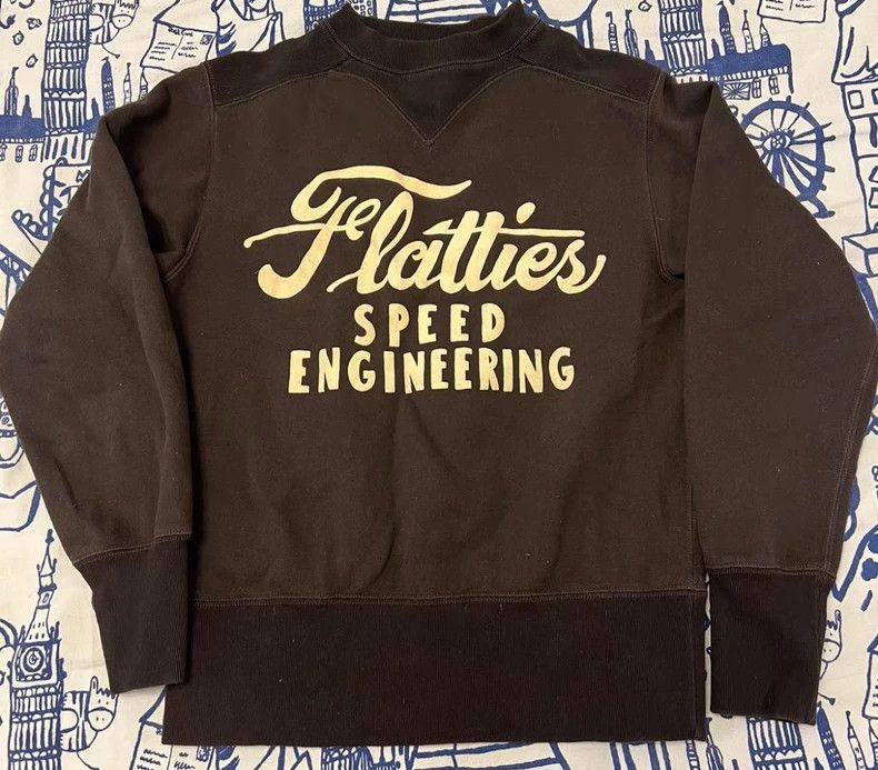 Freewheelers Freewheelers size 38 V8 engine fleece sweatshirt Size US M / EU 48-50 / 2 - 1 Thumbnail