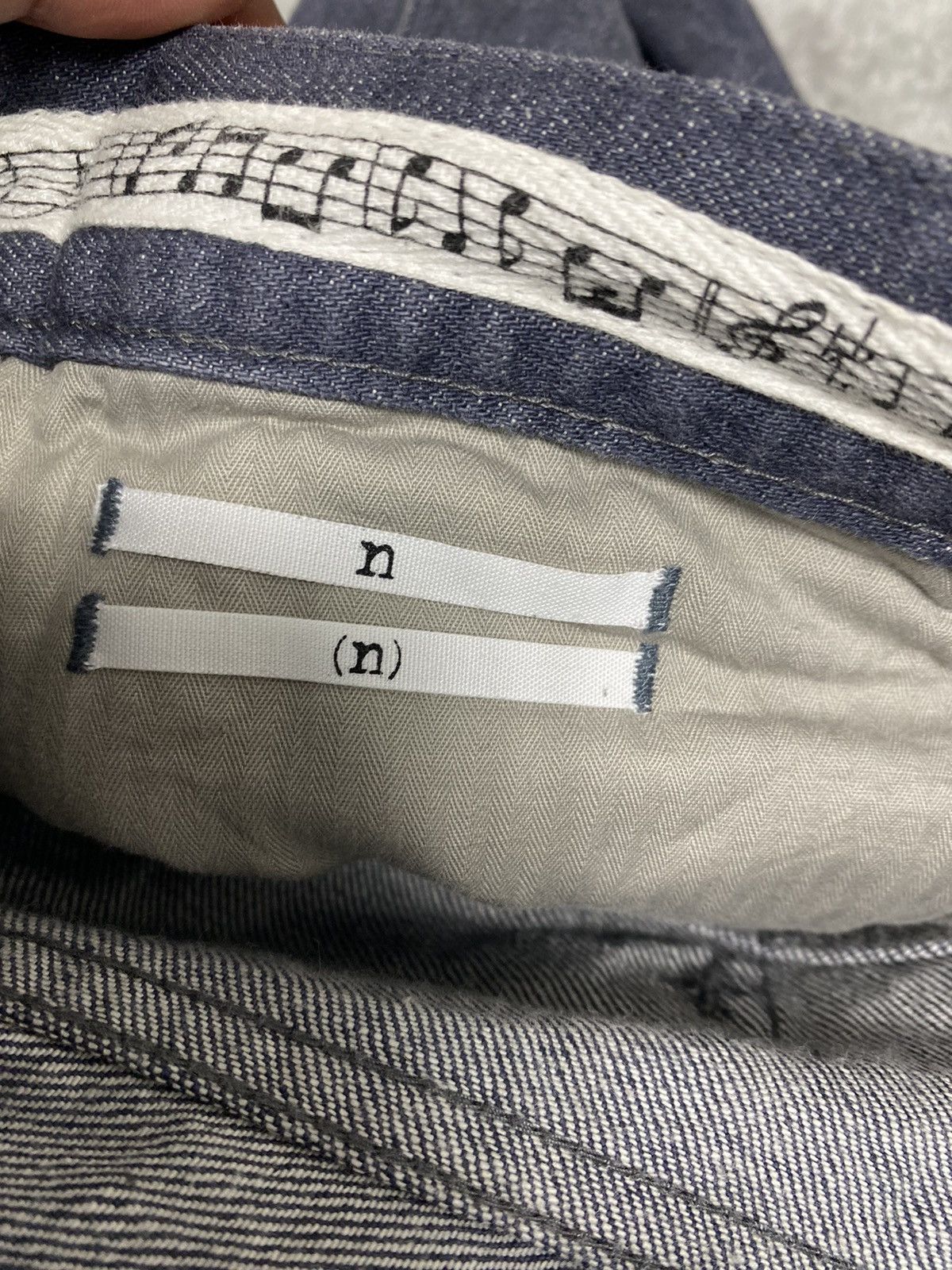 Number (N)ine Number (N)ine Grey Denim S0286Y Size US 31 - 6 Thumbnail