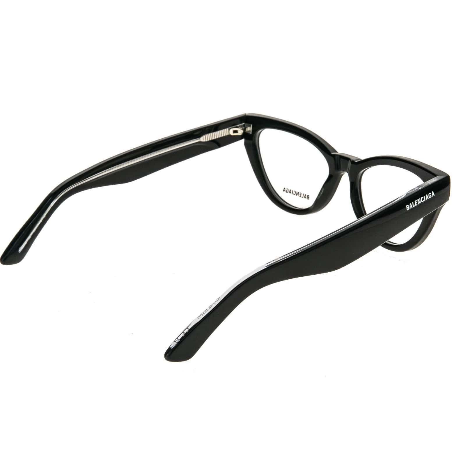 Balenciaga BALENCIAGA BB0241O Angular 0241 Black Optical Frame 001 Size ONE SIZE - 6 Thumbnail