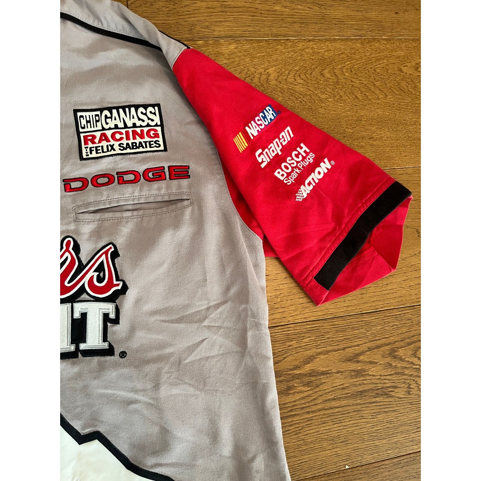 Chase Authentics VTG Sterling Marlin Coors Light NASCAR Racing Crew Shirt M Size US M / EU 48-50 / 2 - 3 Thumbnail