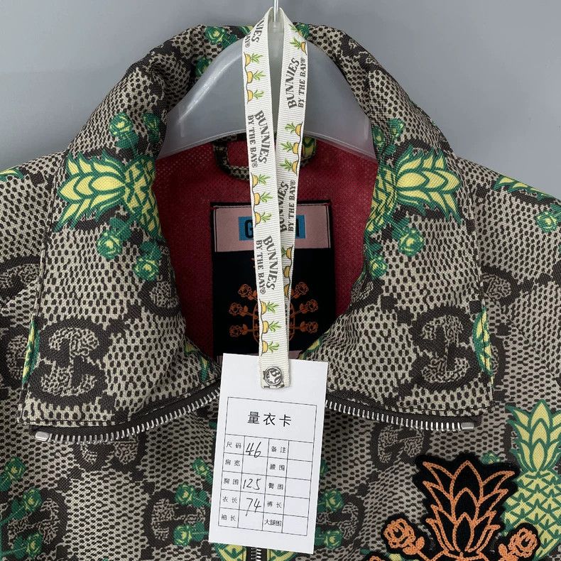 Gucci Gucci Pineapple series full logo zipper jacket 2502-Nextarr Size US S / EU 44-46 / 1 - 7 Thumbnail