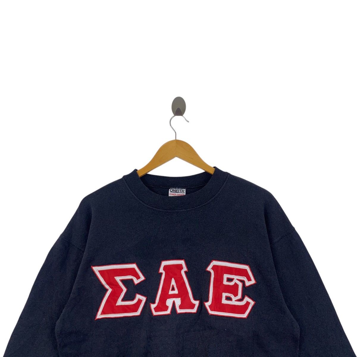 Vintage Vintage SIGMA ALPHA EPSILON Sign Usa By Oneita Sweatshirt Size US L / EU 52-54 / 3 - 2 Thumbnail
