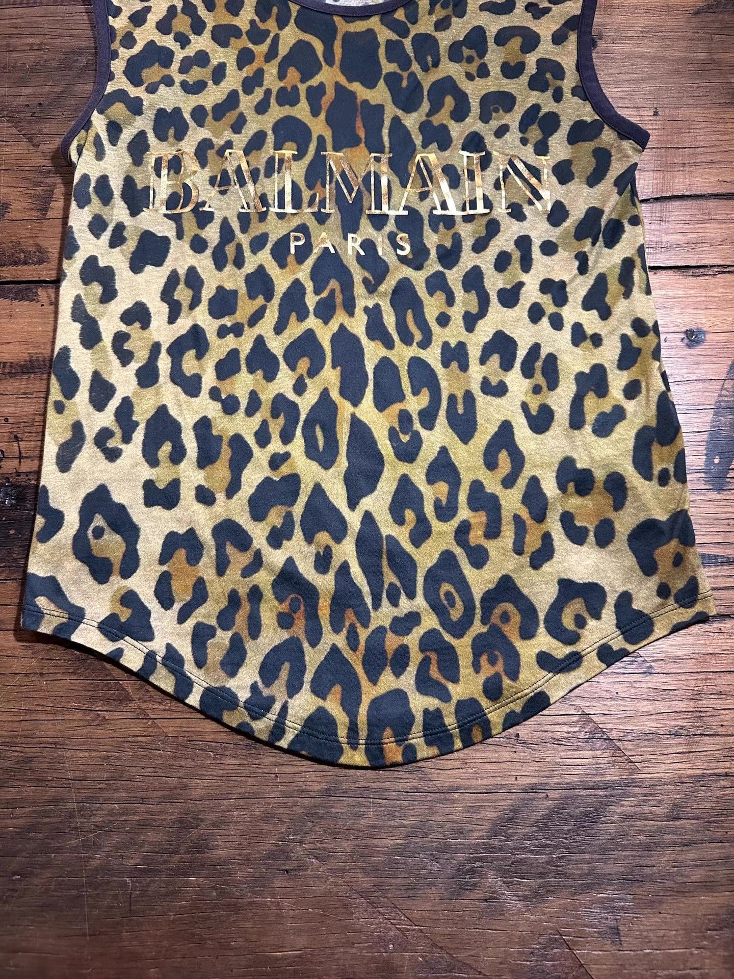 Balmain Balmain women’s main‑line leopard‑print tank top Ｑ25 Size S / US 4 / IT 40 - 5 Thumbnail
