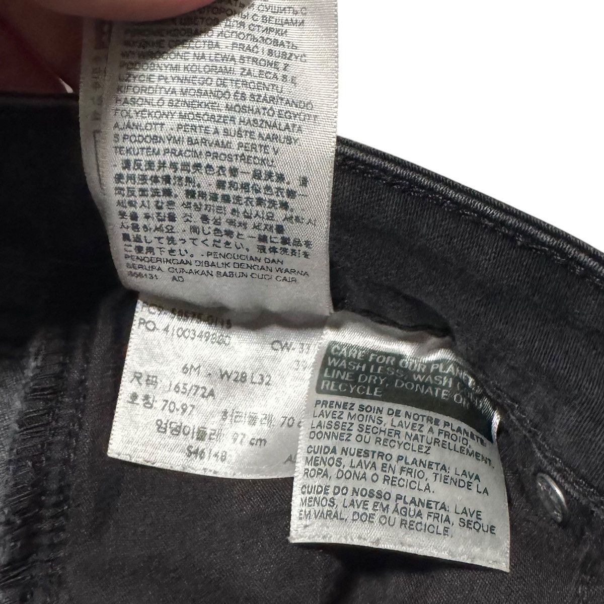 Levi's Levi's Mid Rise Skinny Jeans Women's 6 (Fits 28x31) FLAWS Size 28" / US 6 / IT 42 - 7 Thumbnail