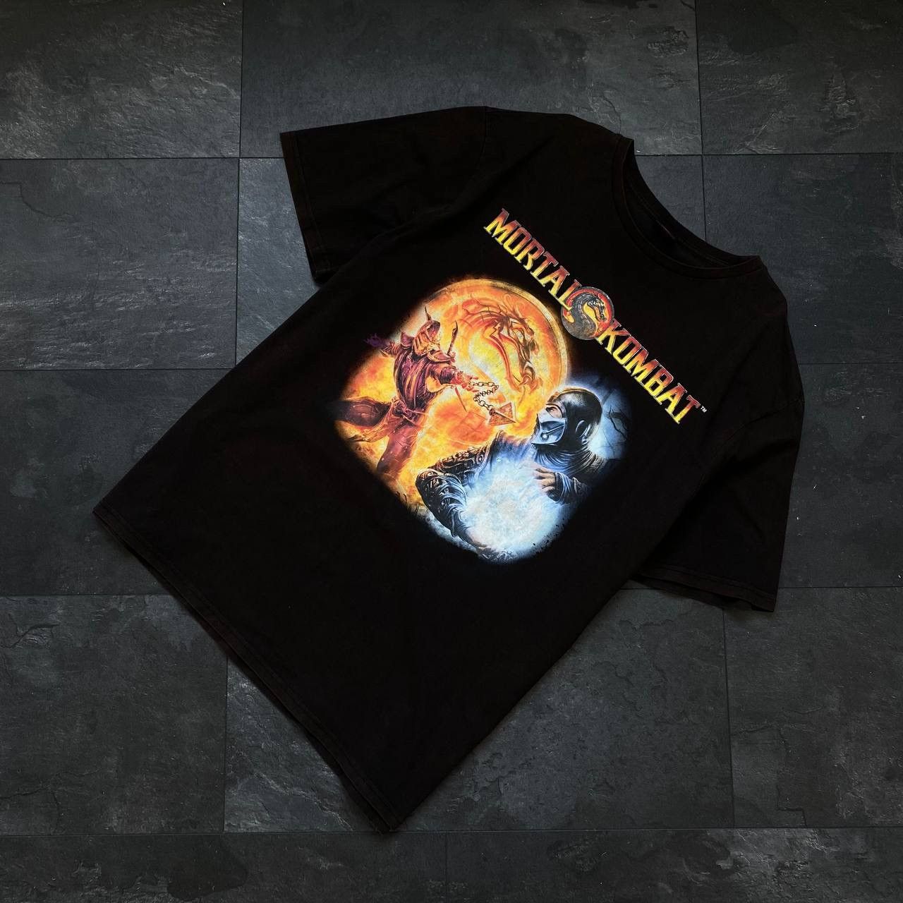 Vintage Vintage big logo mortal combat 3xl tee shirt Size US XXL / EU 58 / 5 - 1 Thumbnail