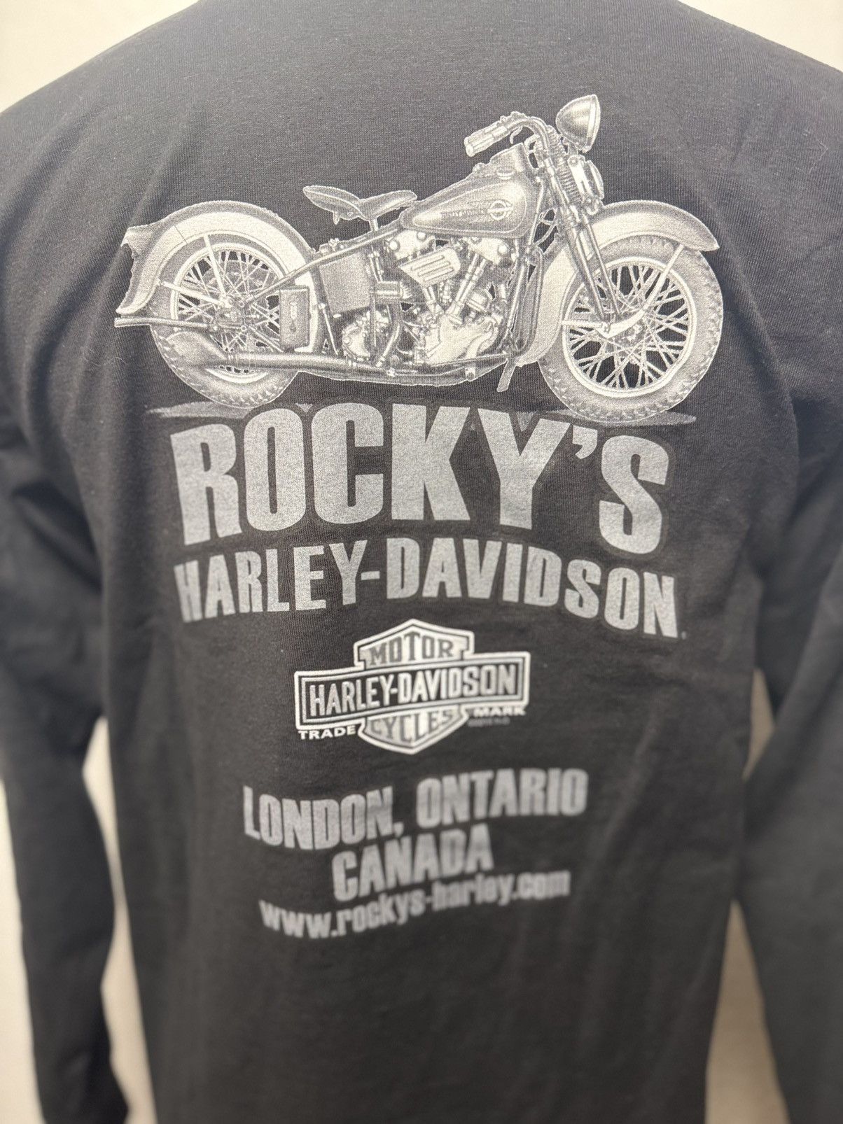 Harley Davidson Vintage Harley-Davidson Longsleeve 2015 Green Print Size US M / EU 48-50 / 2 - 8 Thumbnail