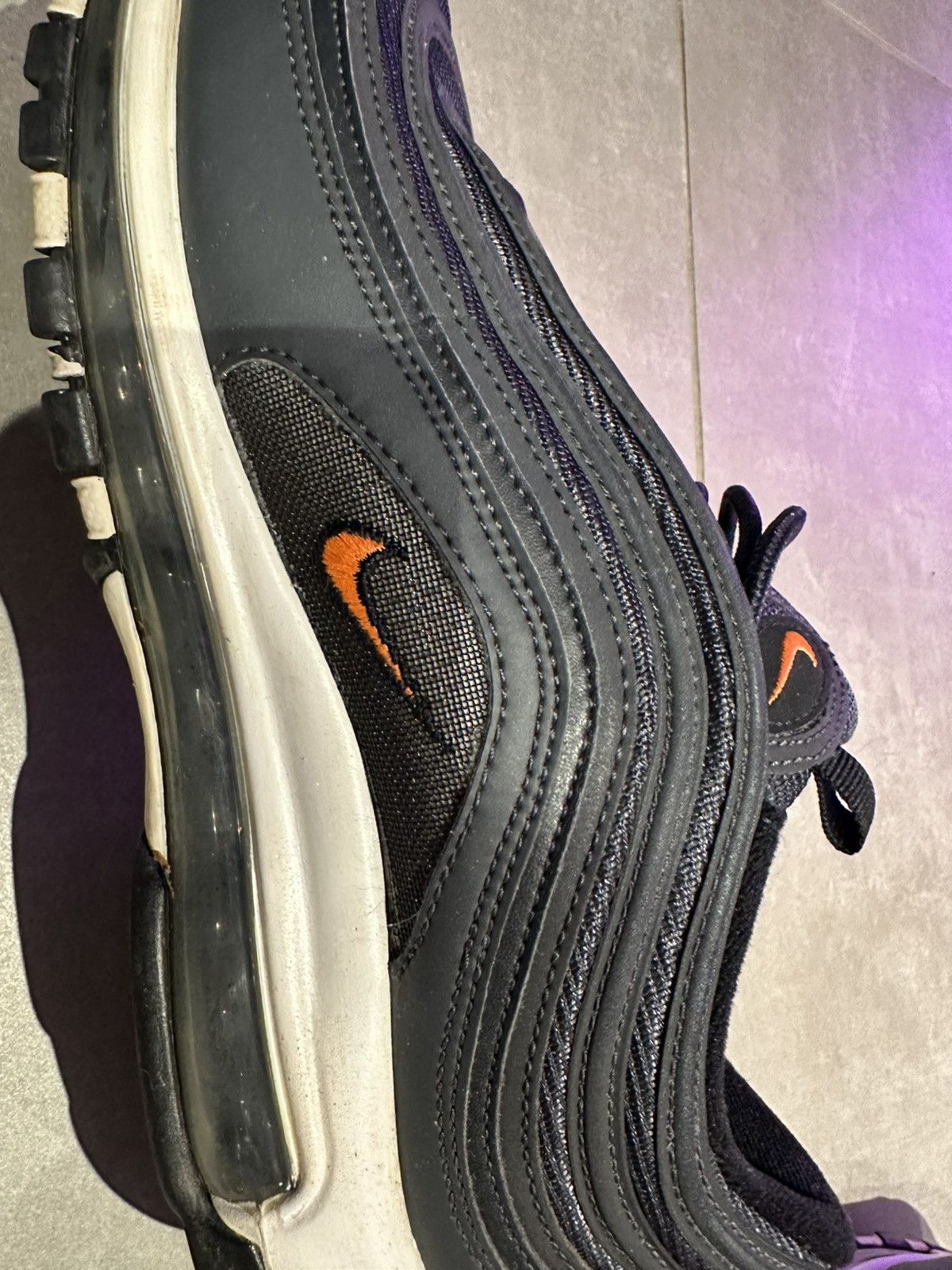 Nike Nike Air Max 97 'Anthracite Total Orange' (2018) Size US 11.5 / EU 44-45 - 3 Thumbnail
