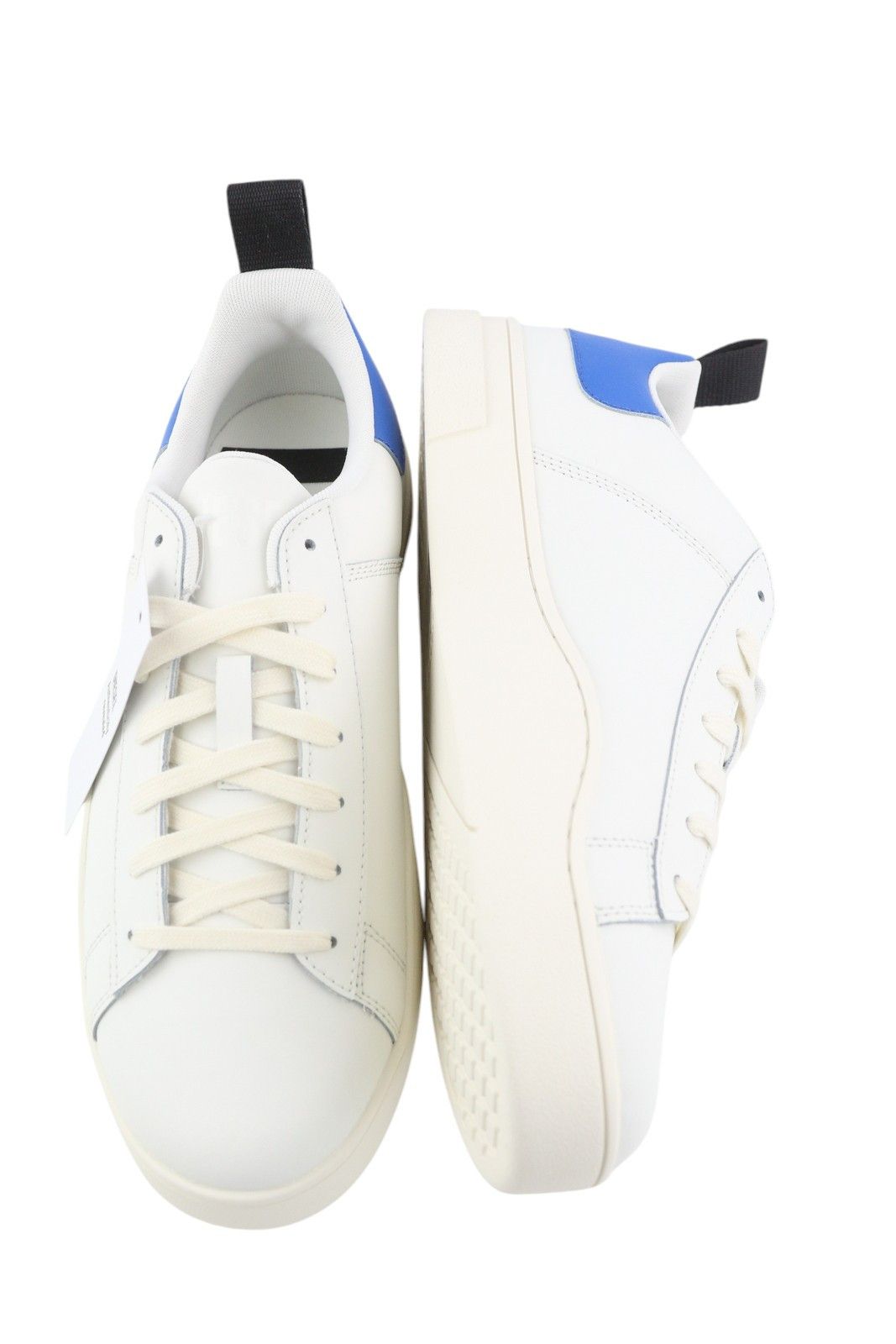Diesel S-CLEVER LOW LACE EU44.5 White Cow Leather 41520 Size US 11.5 / EU 44-45 - 4 Thumbnail